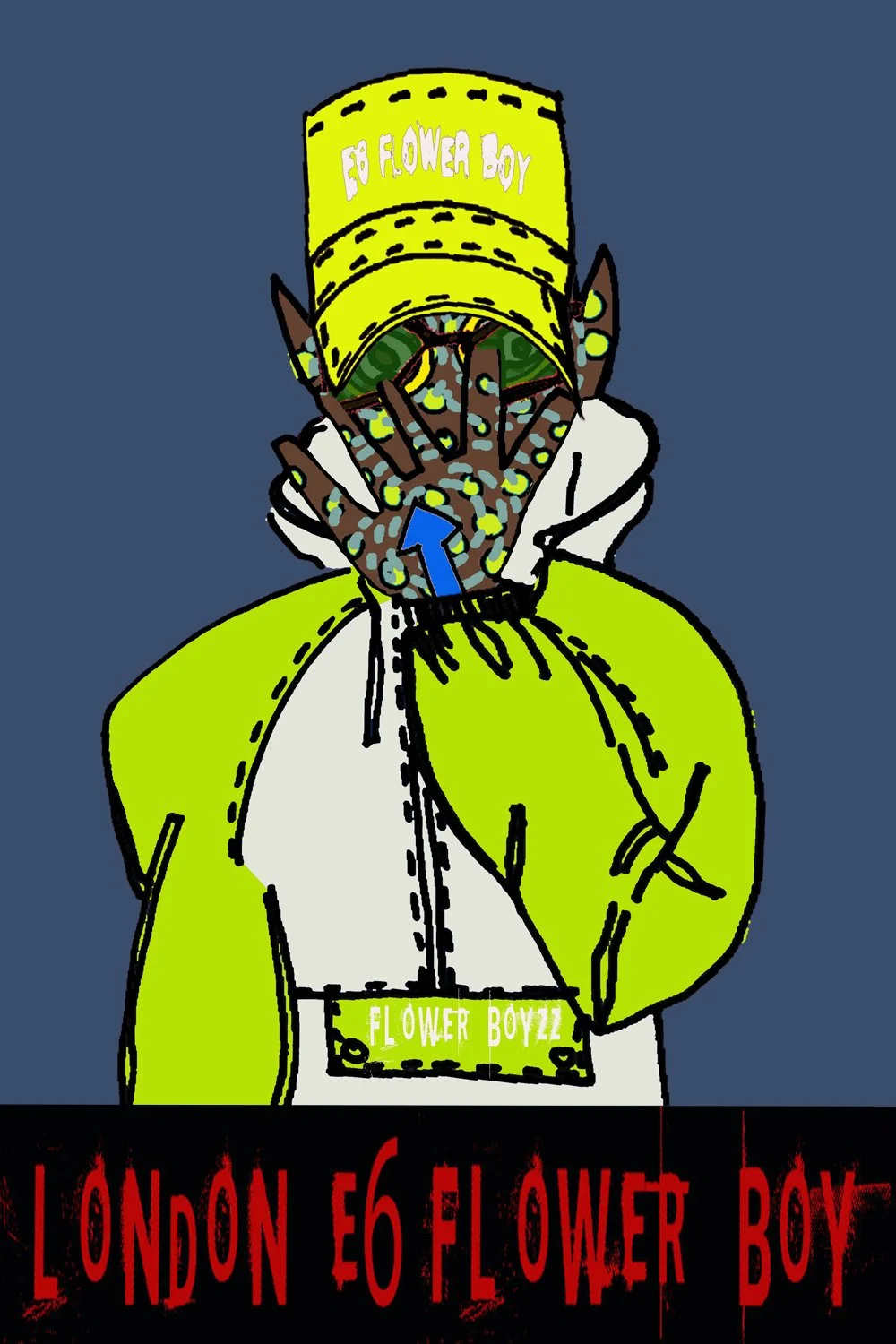 East London character artwork from the London E6 Flower Boys project, celebrating individuality, friendship and urban culture..jpg