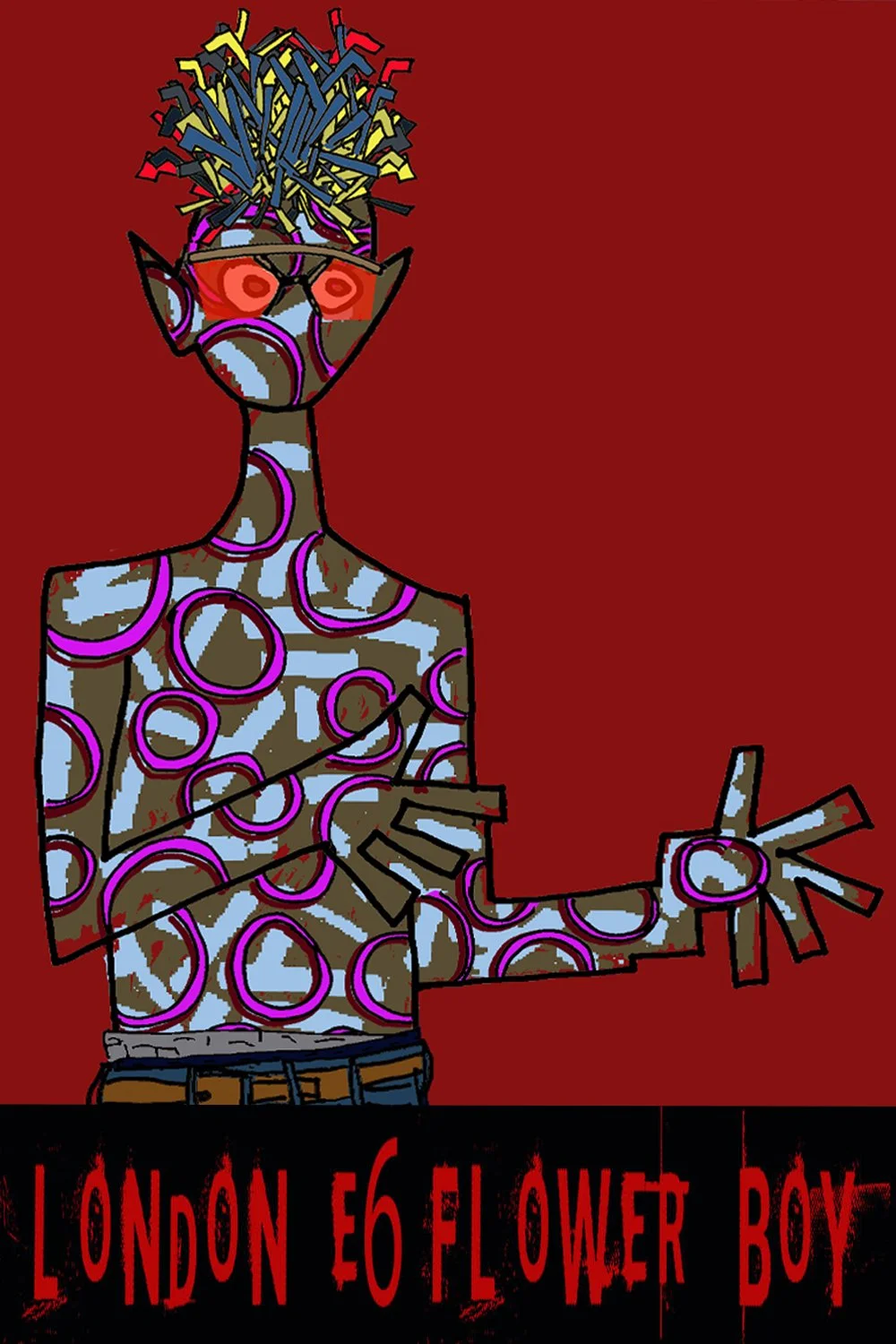 Contemporary urban artwork from London E6 featuring colourful fictional characters with individual personalities, stories and identities..jpg