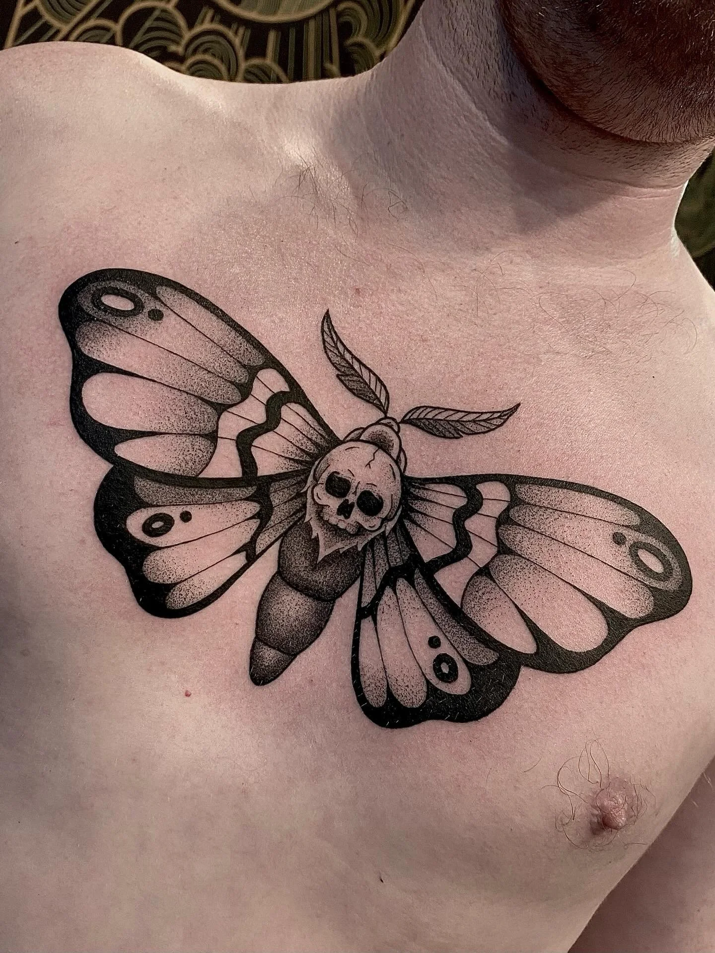 Death Moth for Zach - thanks legend! We are planning to add more to his torso and chest in later sessions, but stoked with how this came out for now! Done today at @lostsanctumtattoo 🖤
.
.
.
.
.
#tattoo #goldcoast #tattooartist #tattooflash #deathmo