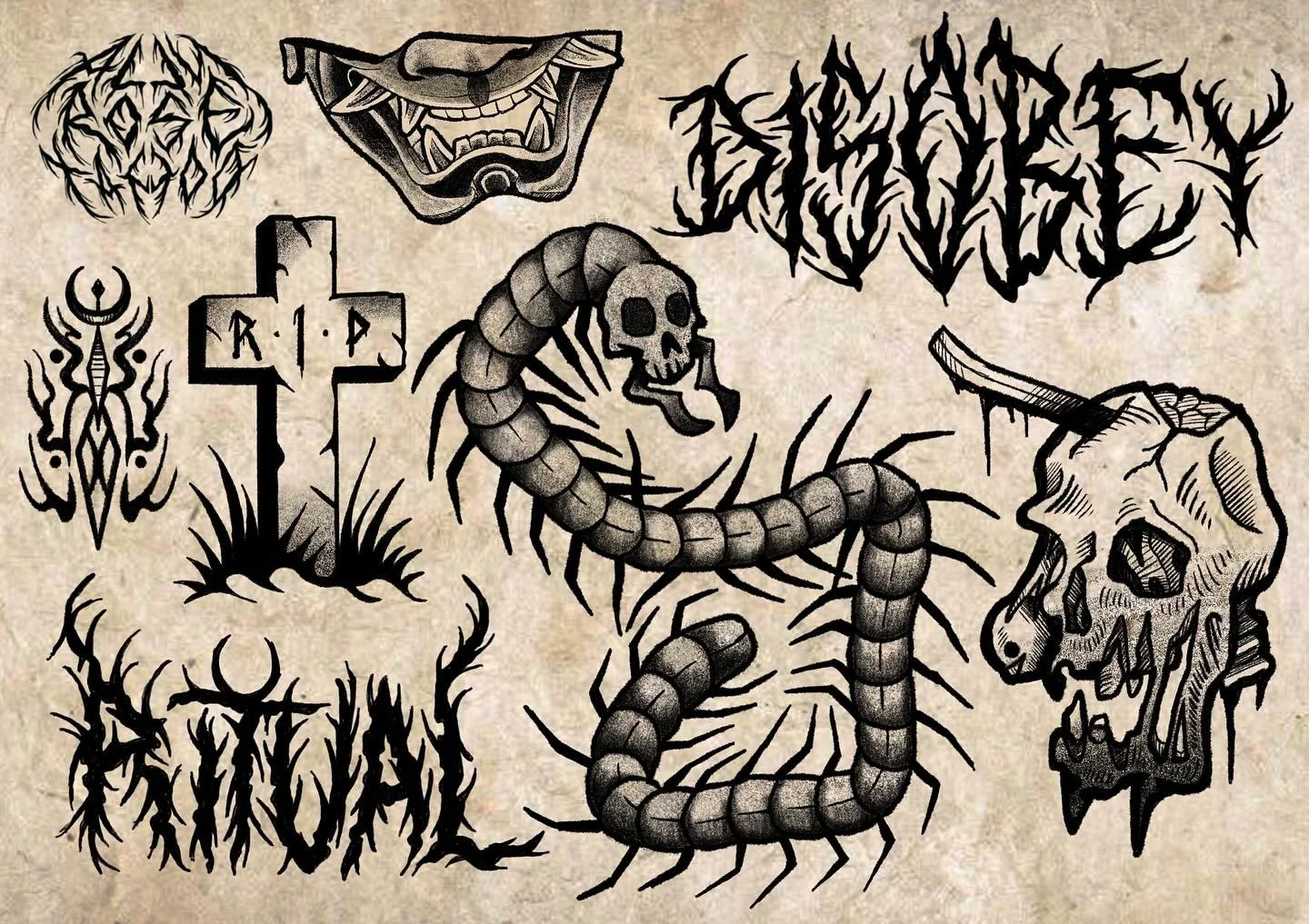 New flash for your peepers! All available now @lostsanctumtattoo
.
.
.
.
.
#tattoo #goldcoast #tattooartist #tattooflash #blackwork