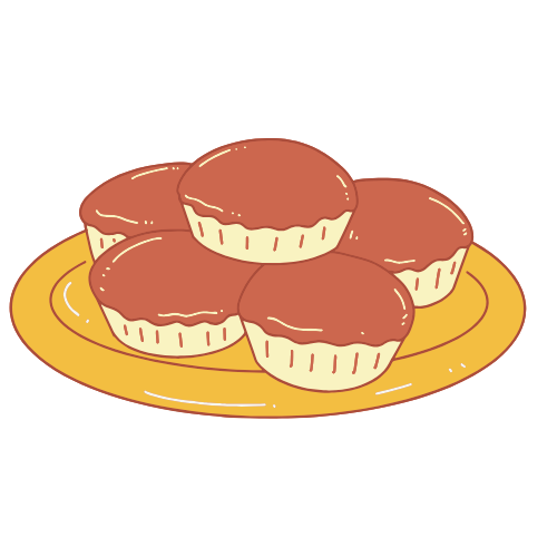 Gâteau en portions avec glaçage au chocolat sur une assiette