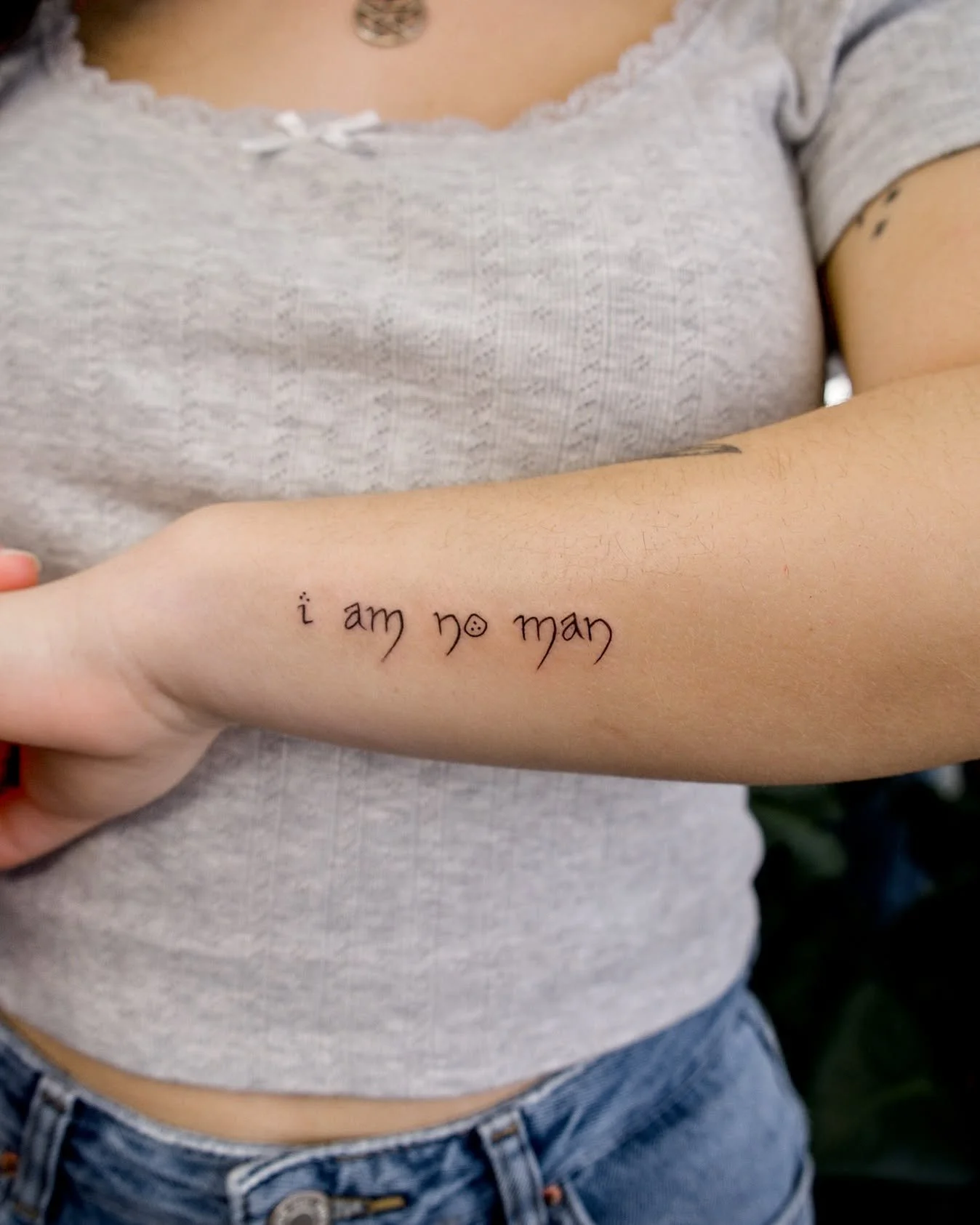 In the lore, the Witch-king of Angmar was told long before the events of The Lord of the Rings  that: &ldquo;not by the hand of man will he fall.&rdquo;
A truth he mistook for invincibility.

Which is why one of the most iconic moments in the films i