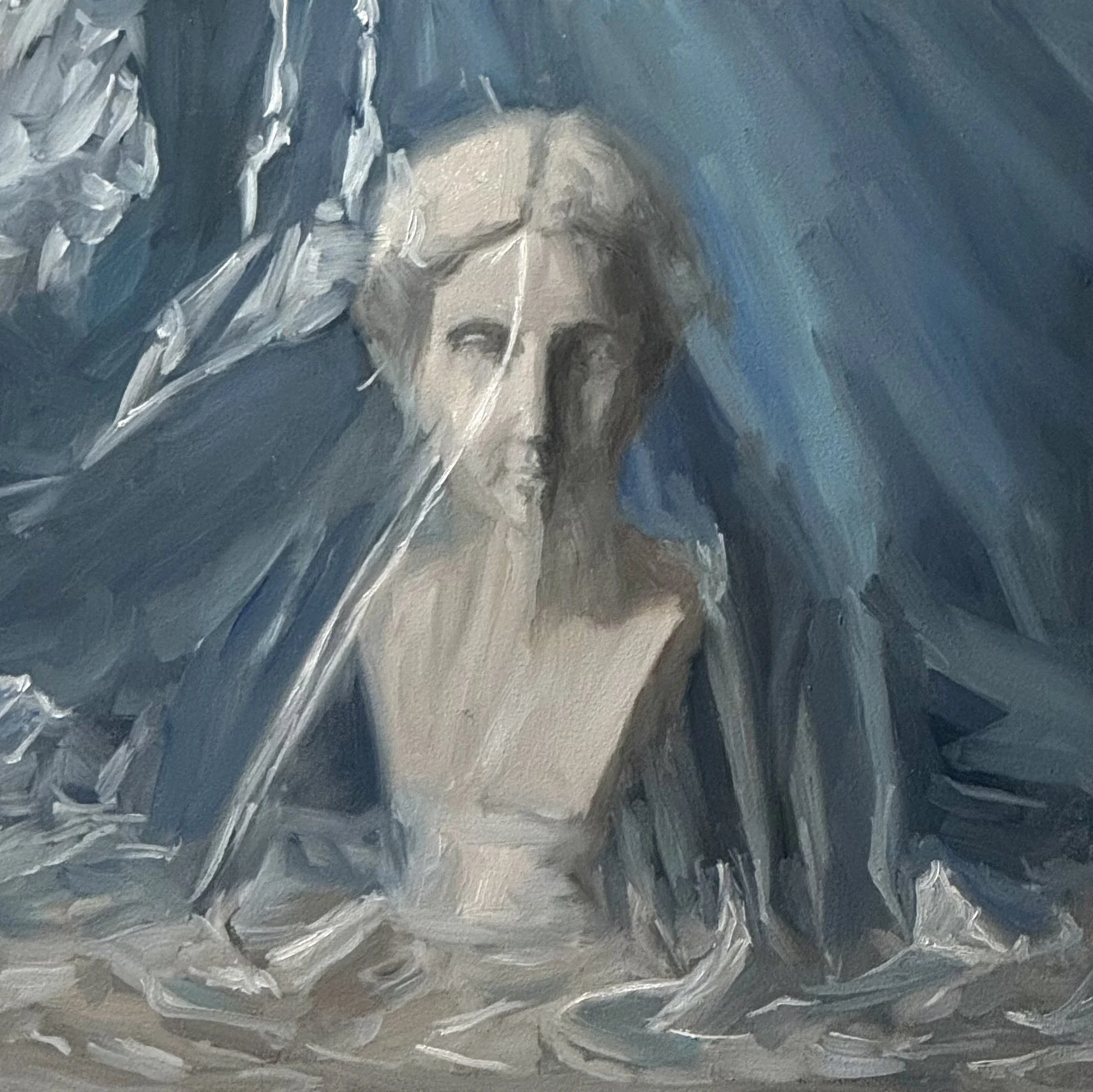 Vinus, 20.3cm x 20.3cm x 0.3cm, oil on panel, 2025