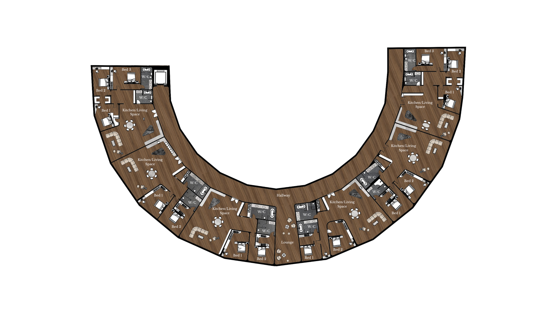 Hotel Block 1 Floorplan (Section 4)