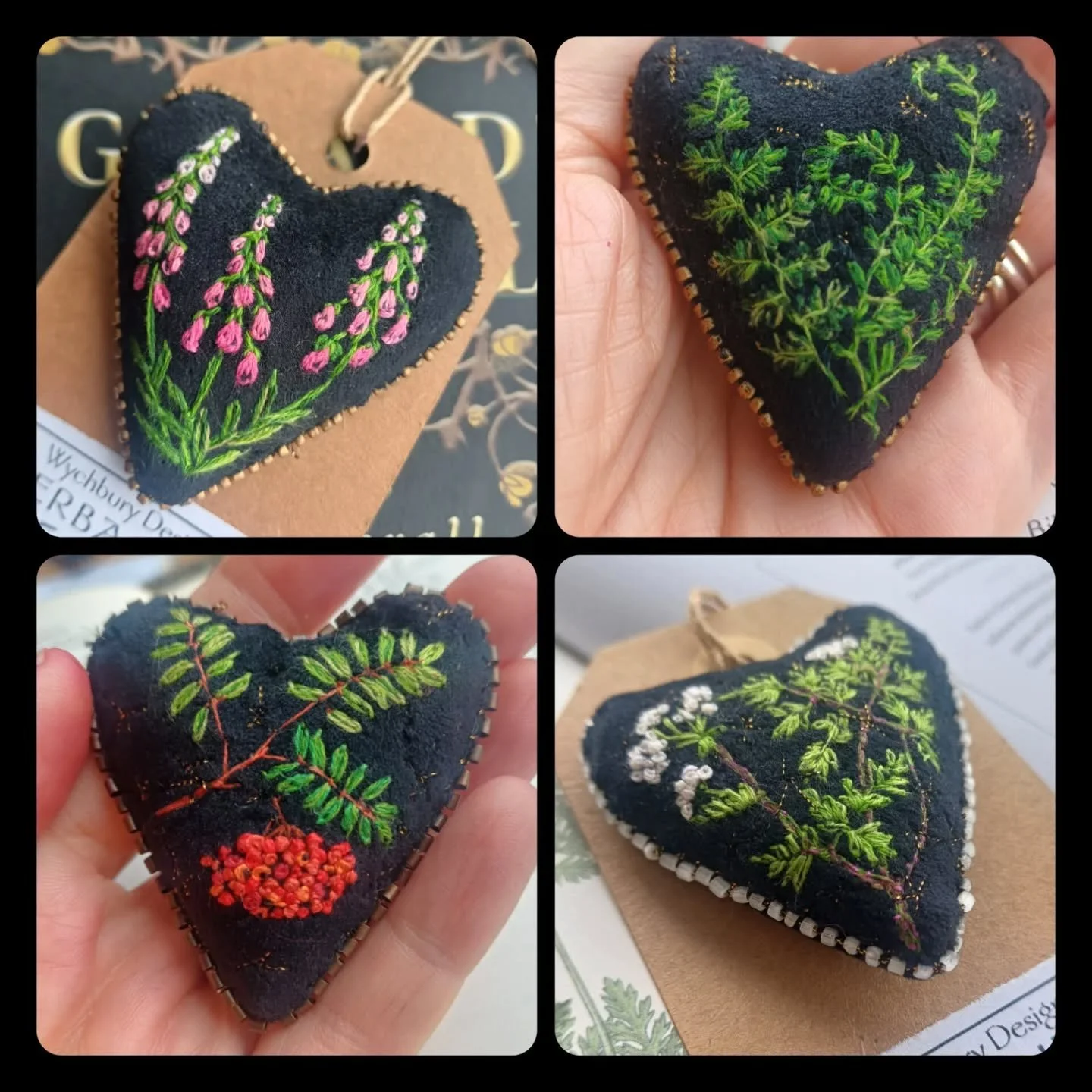 The DARK Stitched Herbarium is open! Brand new velvet brooches with beaded edged have landed on my website, including some poisonous plants...£25 each.
Coming soon....Stitched FUNGARIUM! 🍄
#handmadebrooch #stitchedherbarium #textileartist #e