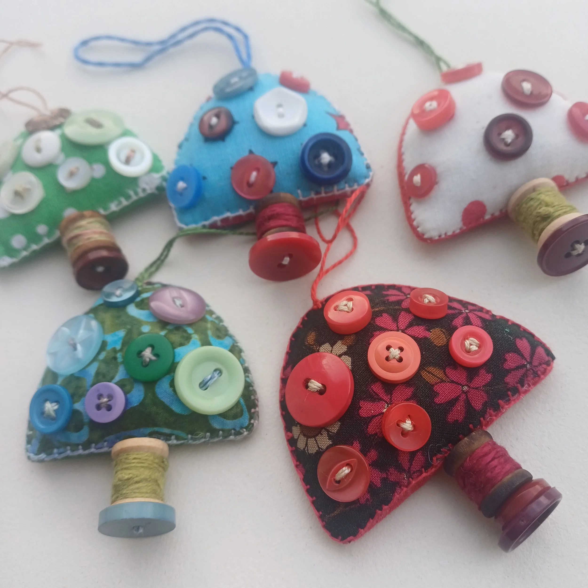 Toadstool Christmas Ornaments