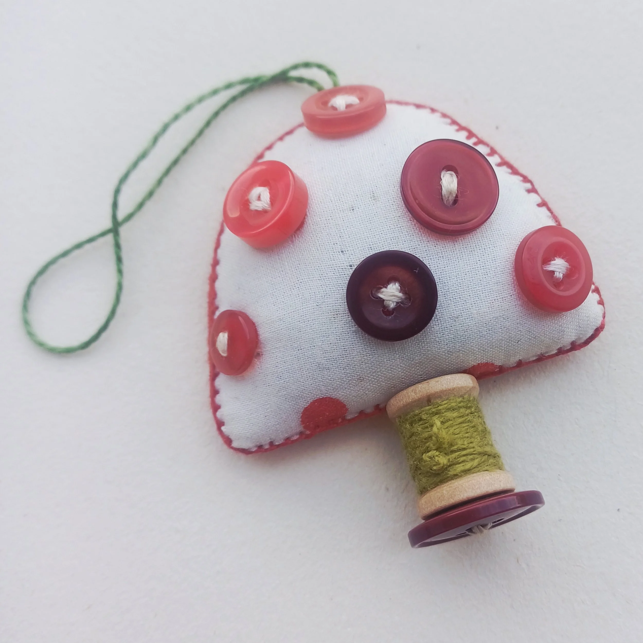 Toadstool Christmas Ornaments