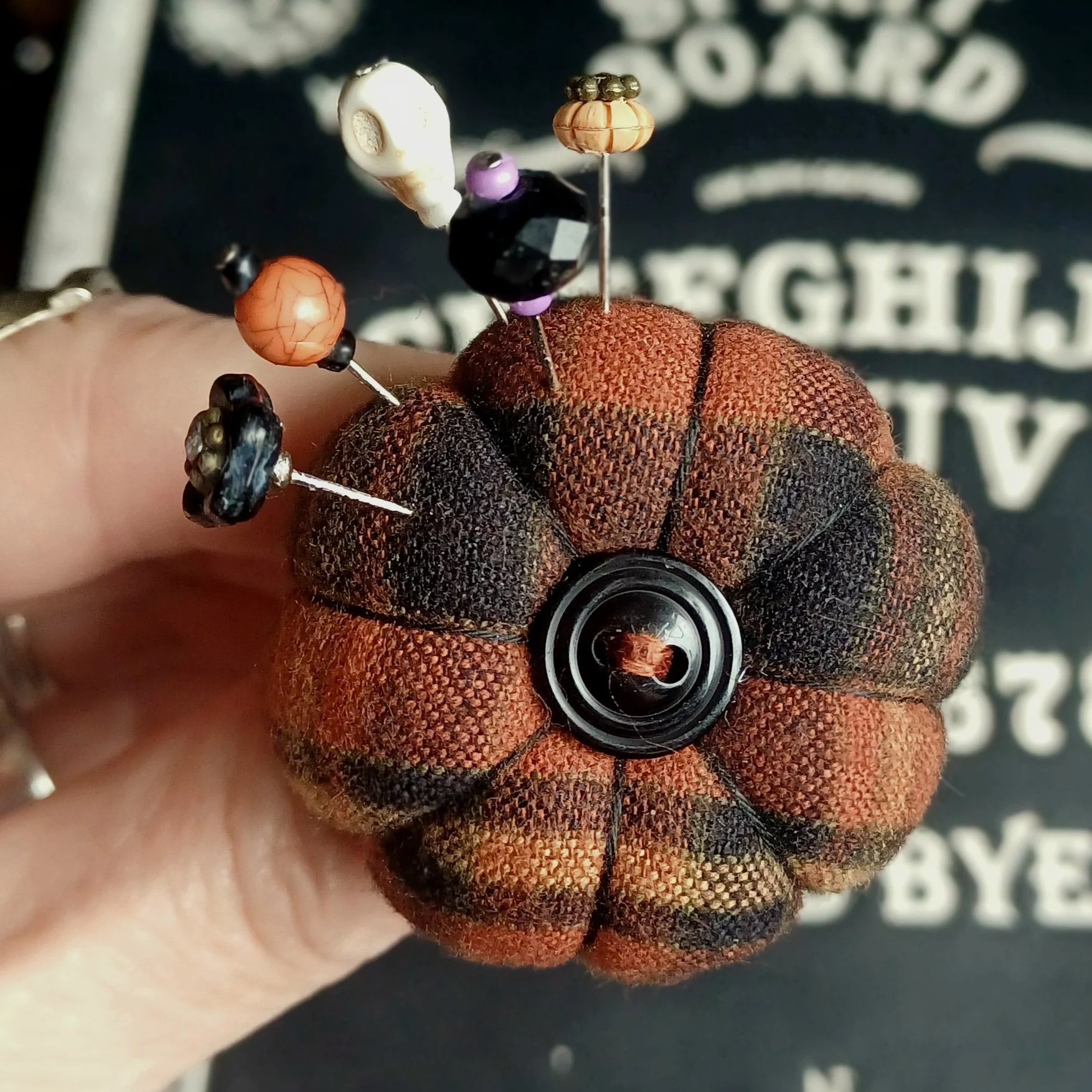 Pincushion Ring and Pin set for HALLOWEEN! (New Design added 2025)
