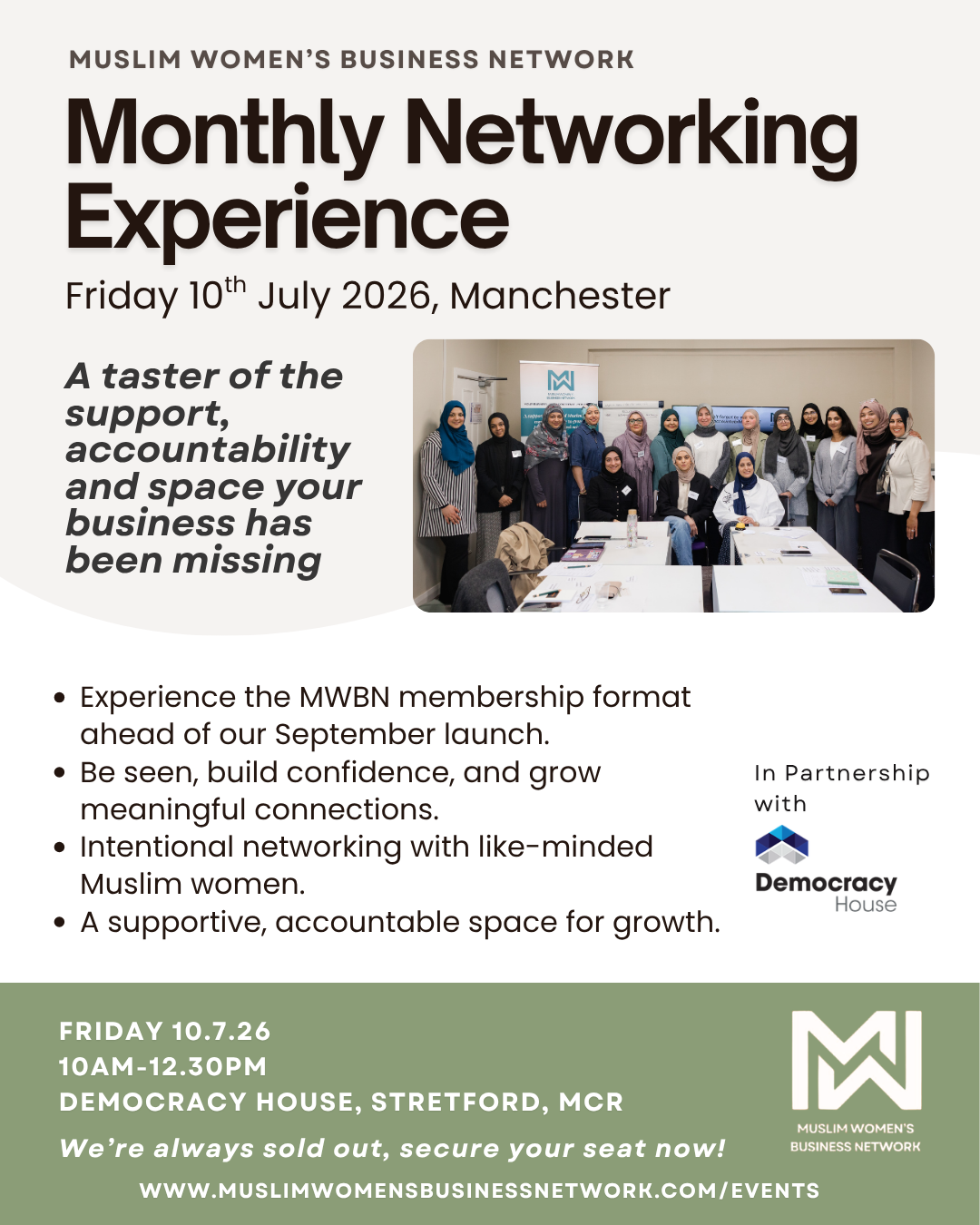 July Monthly Networking Experience 