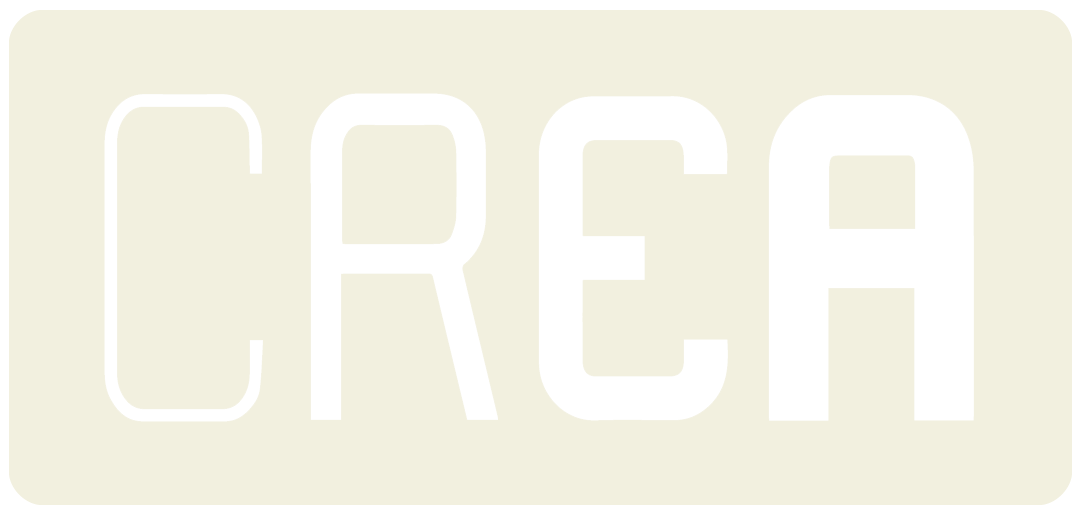 A logo with the word 'CREA' in large letters.