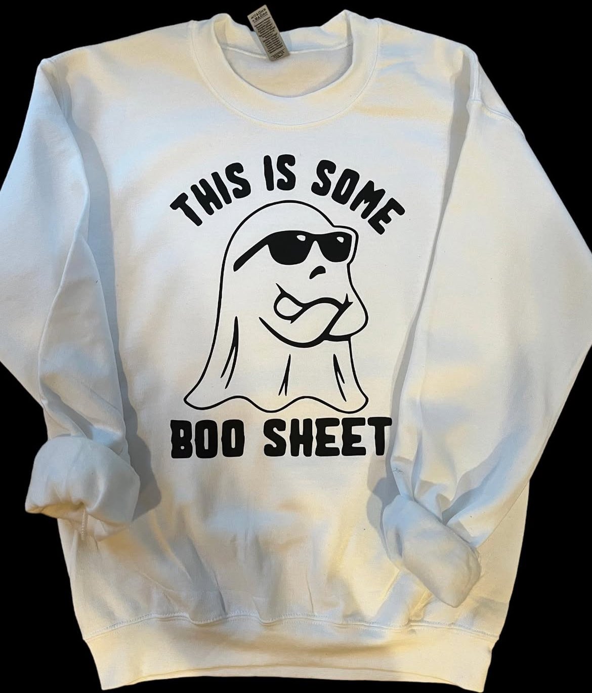Boo-Sheet Halloween Sweatshirt