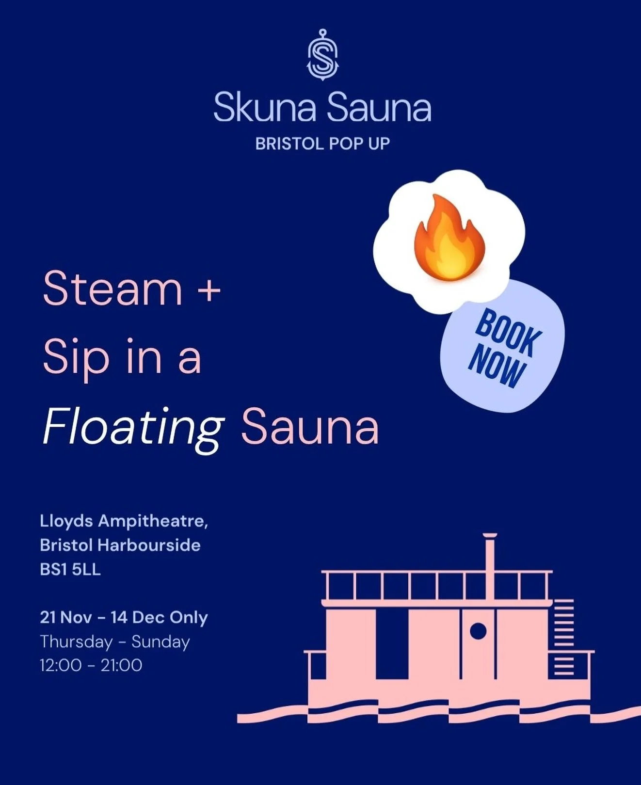 Today&rsquo;s the day!!! We&rsquo;re beyond excited to have our sauna boats now on the water in Bristol! 💙⚓️🌊

Are you based in the south-west? 

If so, come try our unique wellness experience this winter - for a limited time only you can enjoy a h