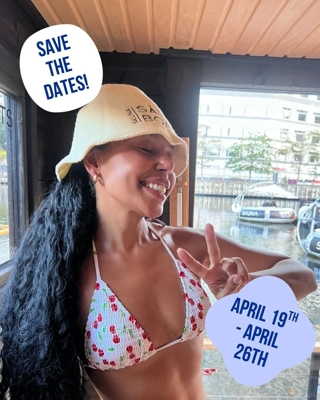👀👀⁠
⁠
Exciting announcement coming soon! In the meantime, save these dates: April 19th - April 26th. 🔥📍🗓️ ⁠
⁠
#SkunaSauna⁠
#SkunaBoats⁠
#FloatingSauna⁠
#SaunaBoat⁠
#LondonLife⁠
#UKWellness⁠
#WellnessEveryday⁠
#HiddenGem⁠
⁠