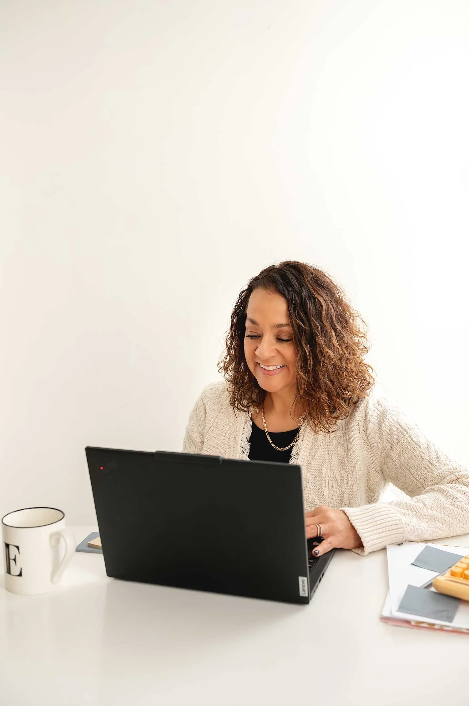 Ohio CPA reviewing tax strategy and financial planning on laptop for small business client