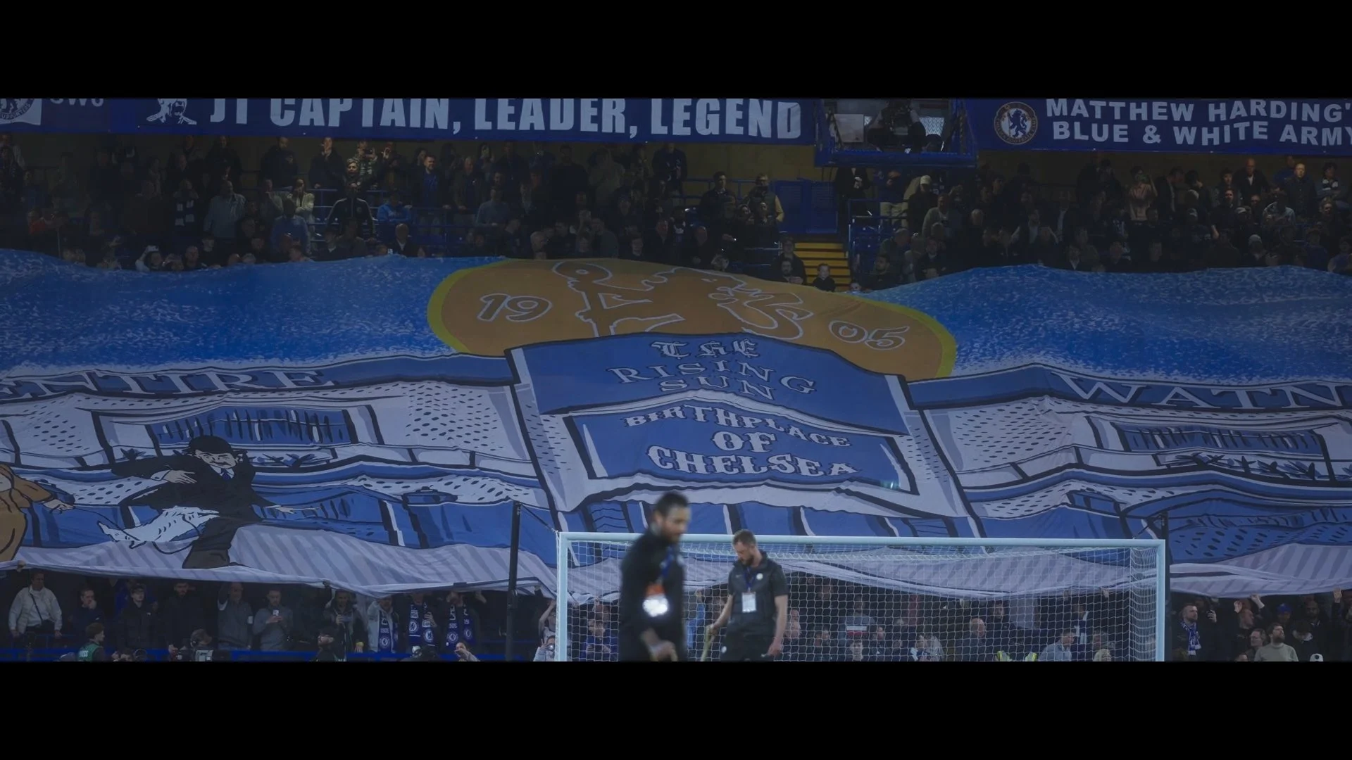 Honoring the history... "The Bridge" follows fan group @weare_theshed as they unveil the biggest banner at Stamford Bridge to commemorate 120 years of @chelseafc. #thebridgefilm #chelseafc #cfc