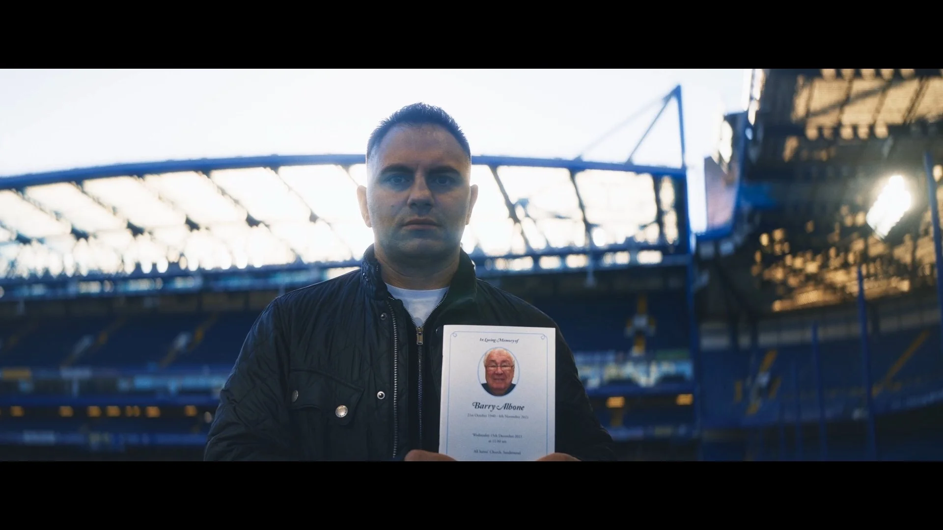 Where their spirit lies... "The Bridge" shows how the stadium can be a point of connection and hold memories of those who have passed away. #thebridgefilm #chelseafc #cfc