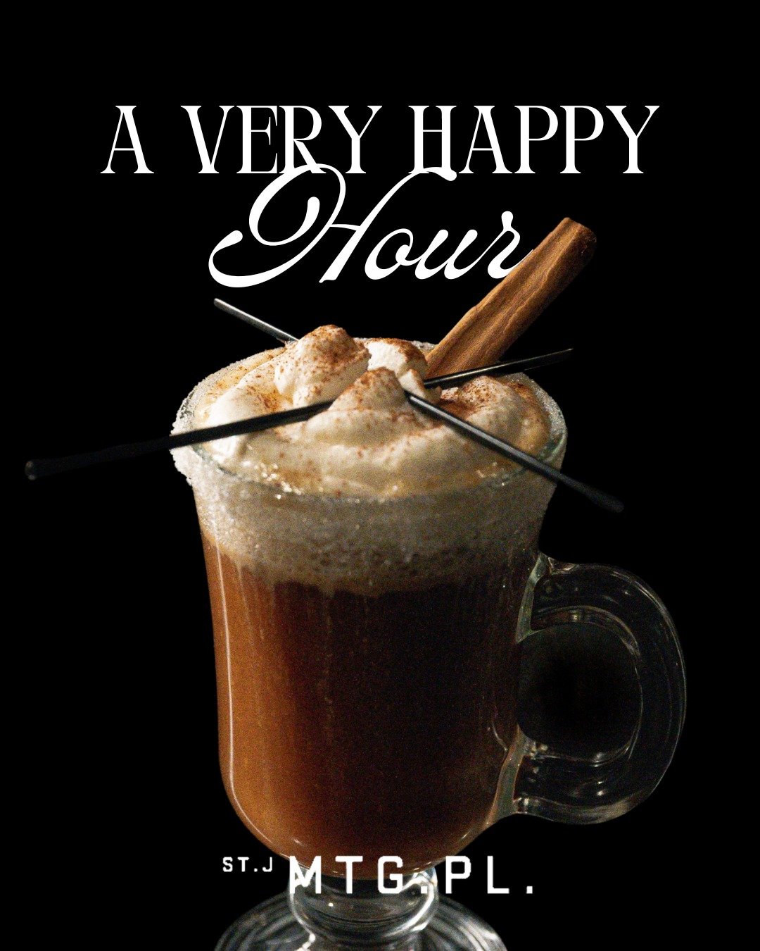 Some hours are happy. Ours are warmer, louder, and a little more indulgent.

Whether it&rsquo;s something shaken, stirred, or served steaming with spice, A Very Happy Hour brings half-priced cocktails and the kind of comfort that settles in for the n