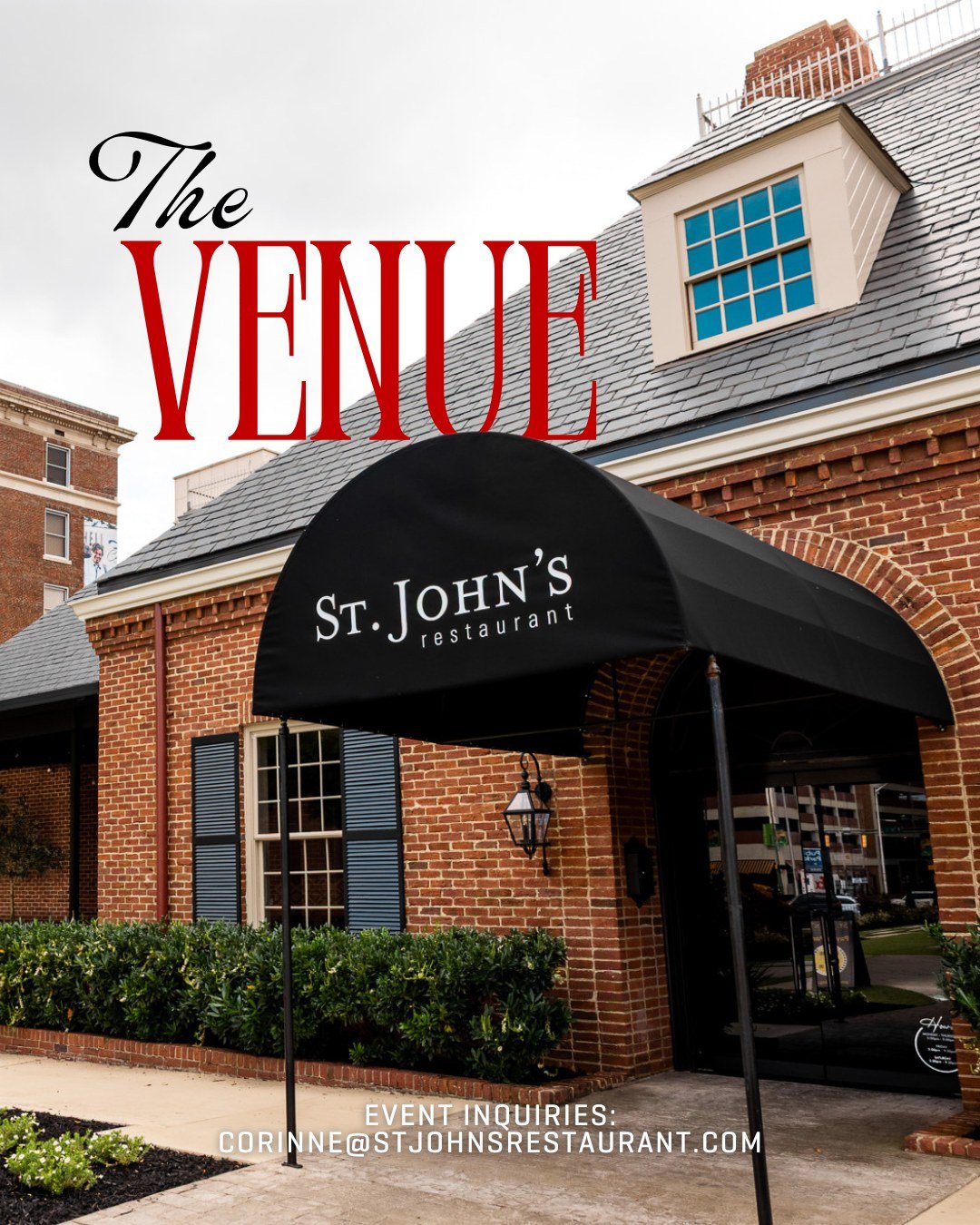 The venue sets the tone.
The after party carries the night.

From ceremonies and receptions at St. John&rsquo;s to late-night toasts and lingering conversations at Meeting Place, our spaces are designed to work together&mdash;seamlessly. Whether you&