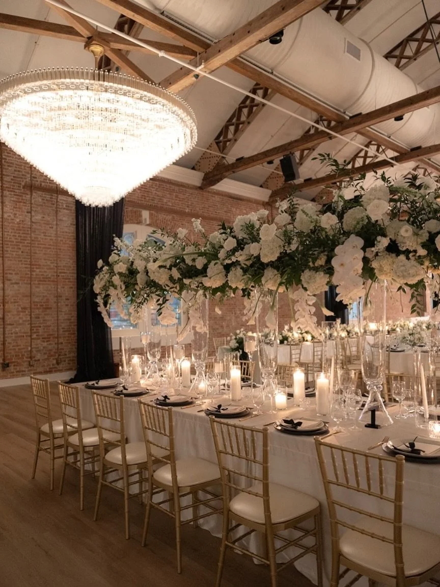 A ballroom transformed into a timeless dream.✨

From glowing chandeliers and layered draping to cascading flowers and endless candlelight, it was a night designed for elegance, flow, and an incredible party. Every detail was curated to create an unfo