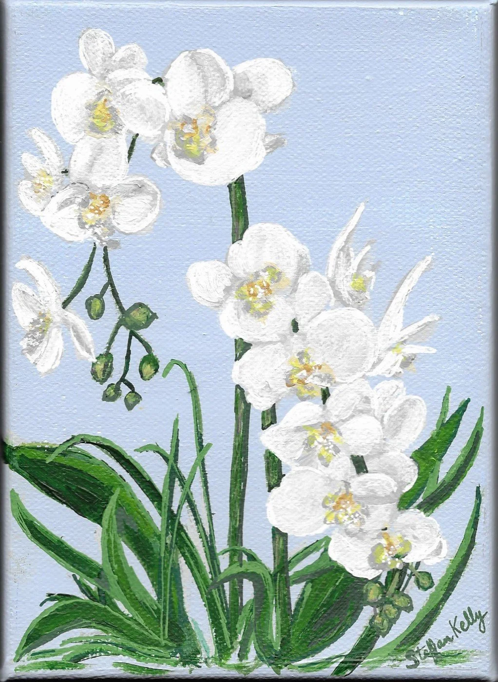 "Tranquil" Original Acrylic Painting - 5 x 7 x 1.5"