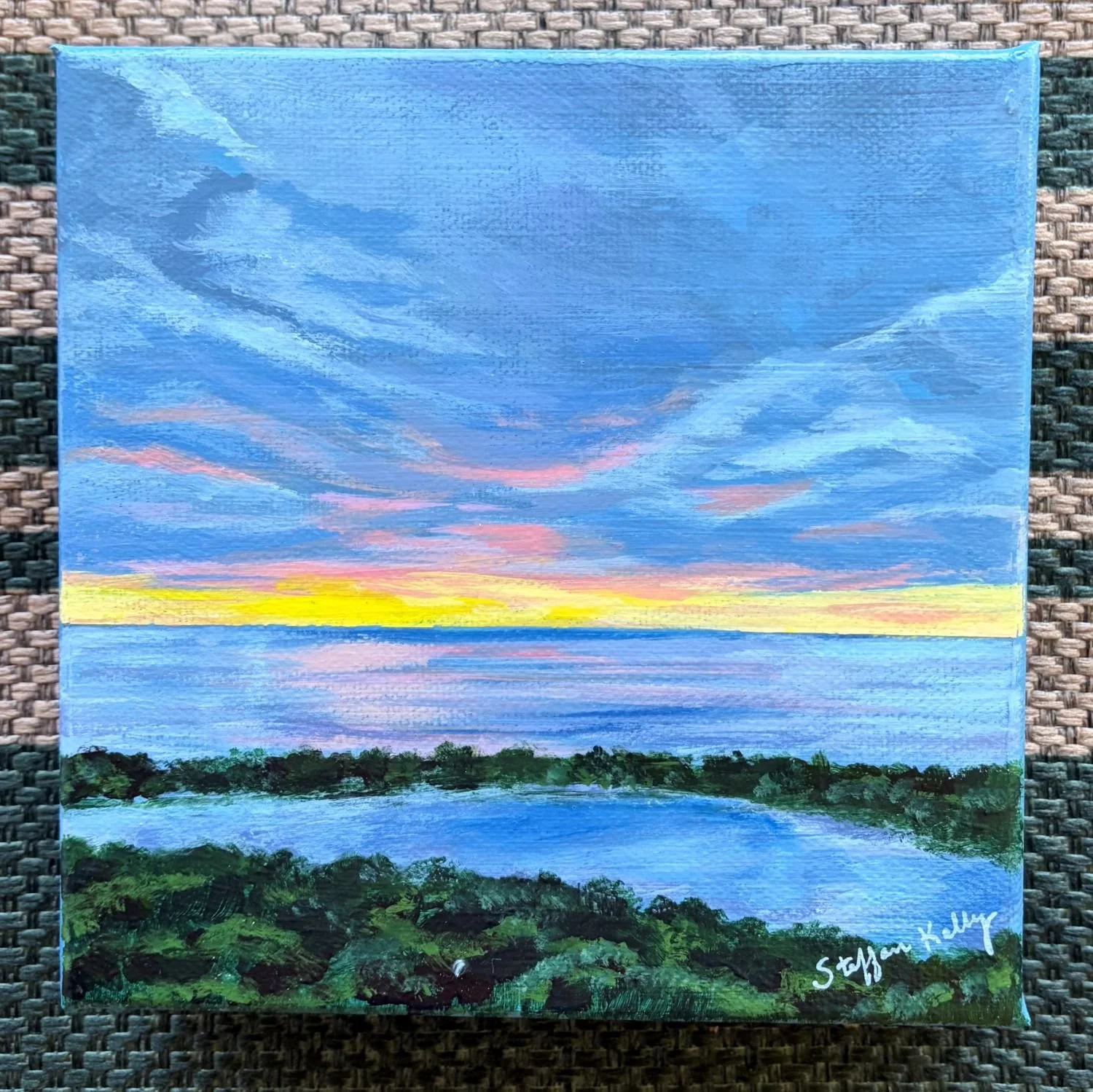 "Winding Down" - 6 x 6 x 1.5"