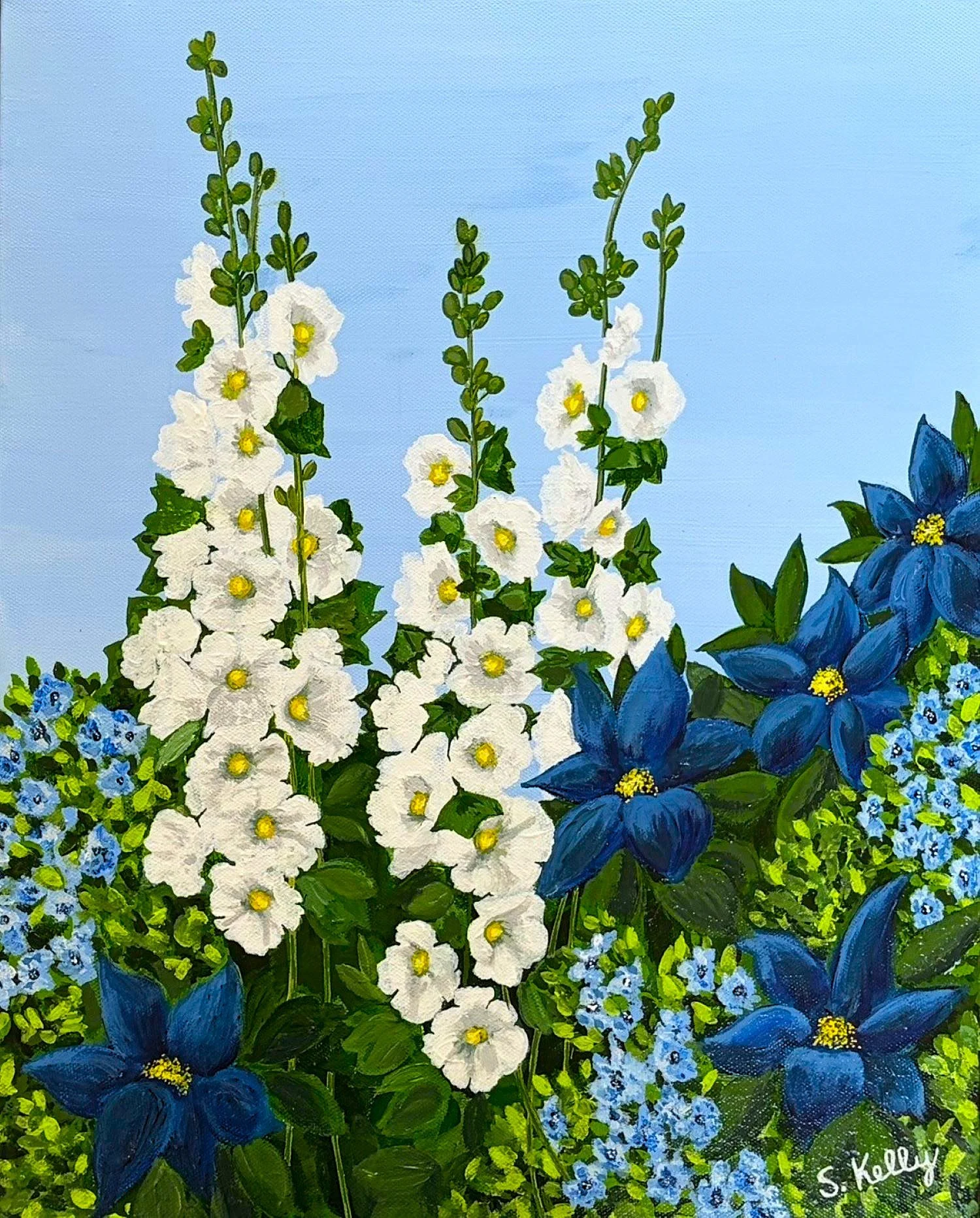 "Blue Afternoon" - 16 x 20 x 1.5"