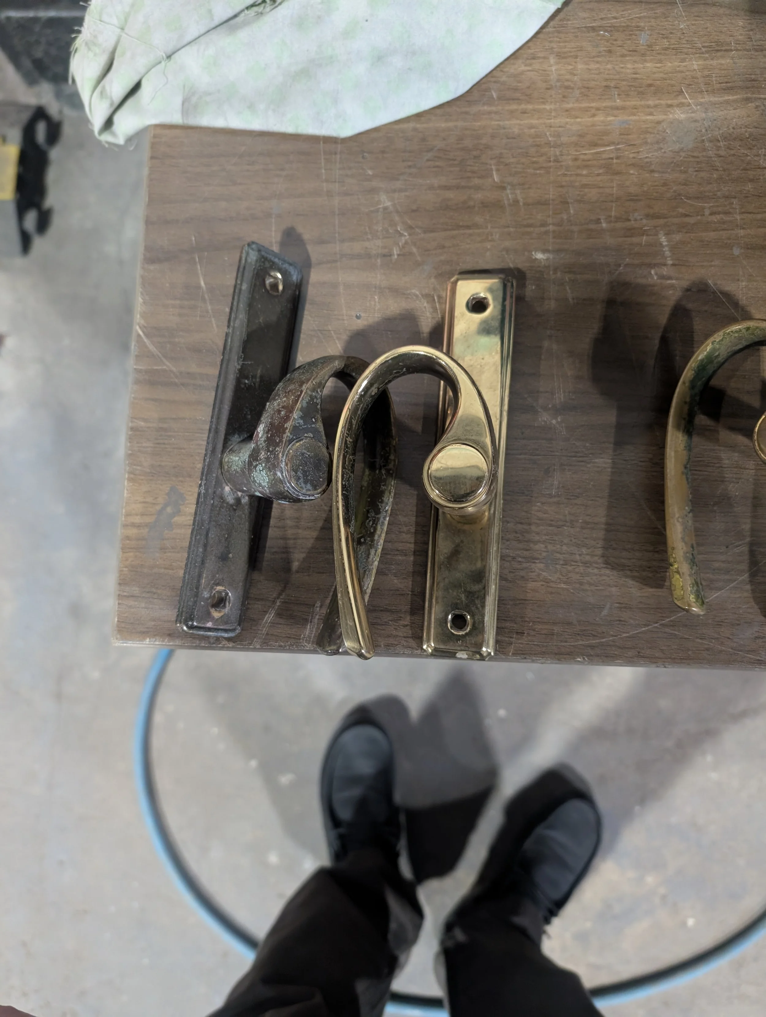 Door hardware - Before