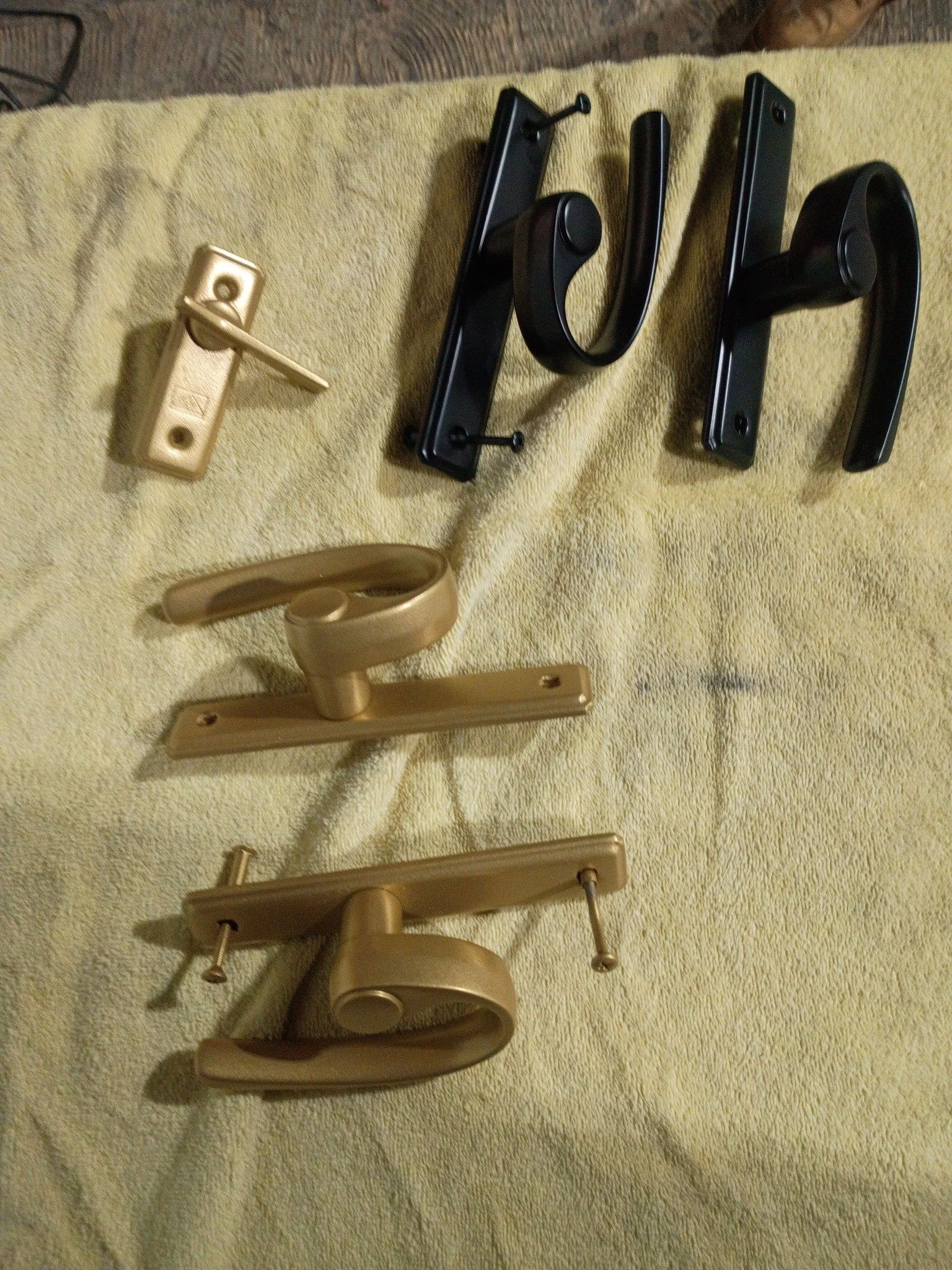 Door handle hardware - After