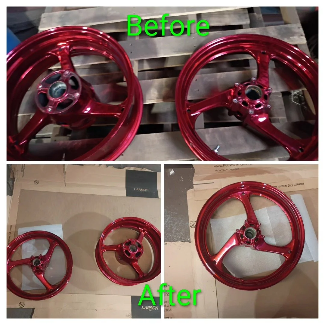 Color Match - Chrome & Lollipop Red