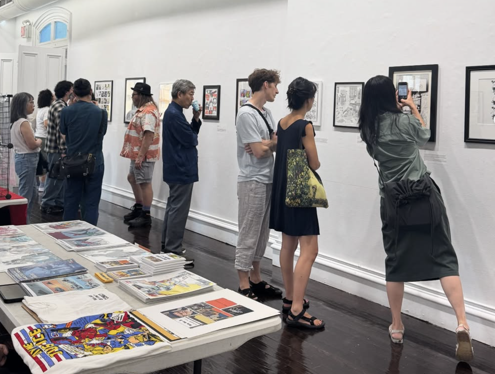 Comics in the city grenier flushing town hall queens opening.png