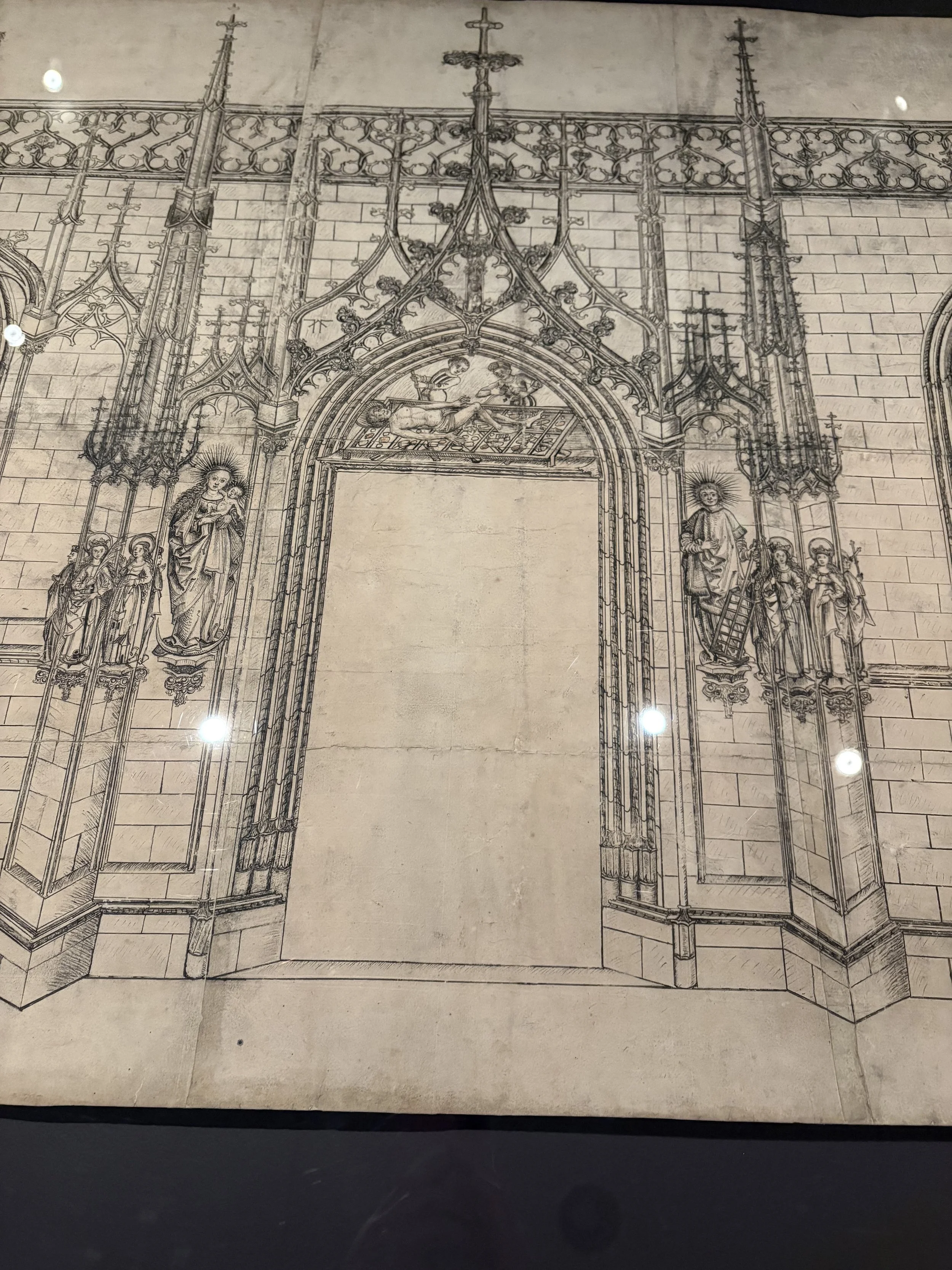 Trip to The MET: Design for the Saint Lawrence Portal on the North Side of Strasbourg Cathedral
