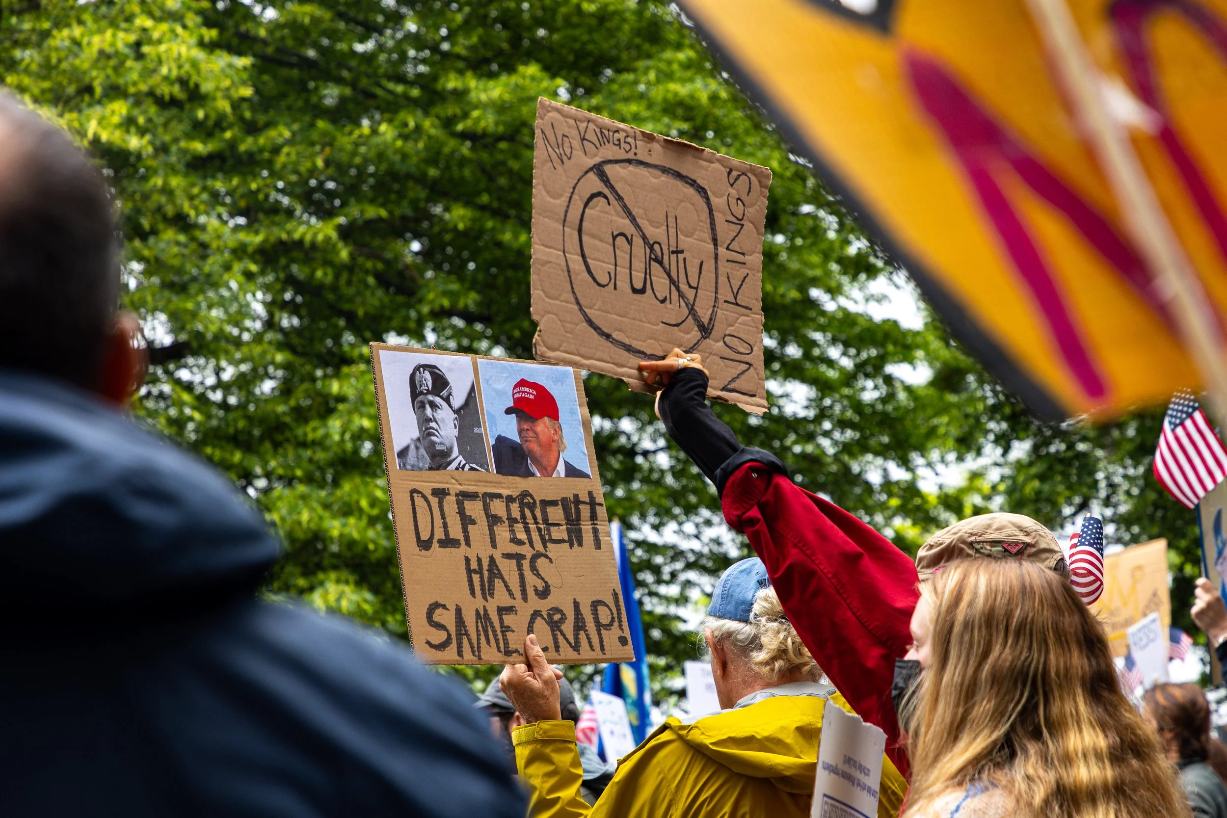No Kings Protest - 06-14-2025 - Portland, Maine - Documentary Photography-21.jpg