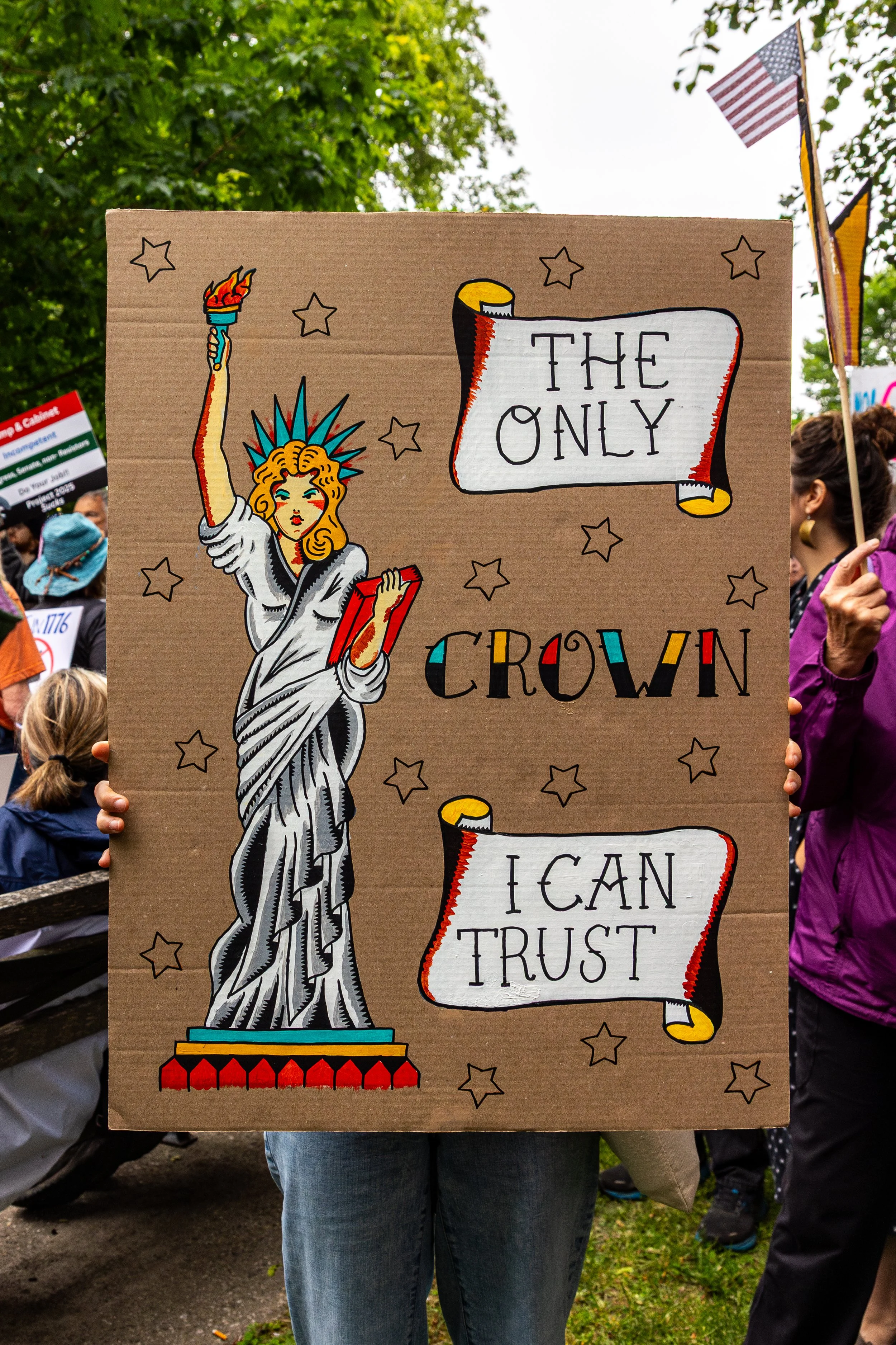 No Kings Protest - 06-14-2025 - Portland, Maine - Documentary Photography-28.jpg