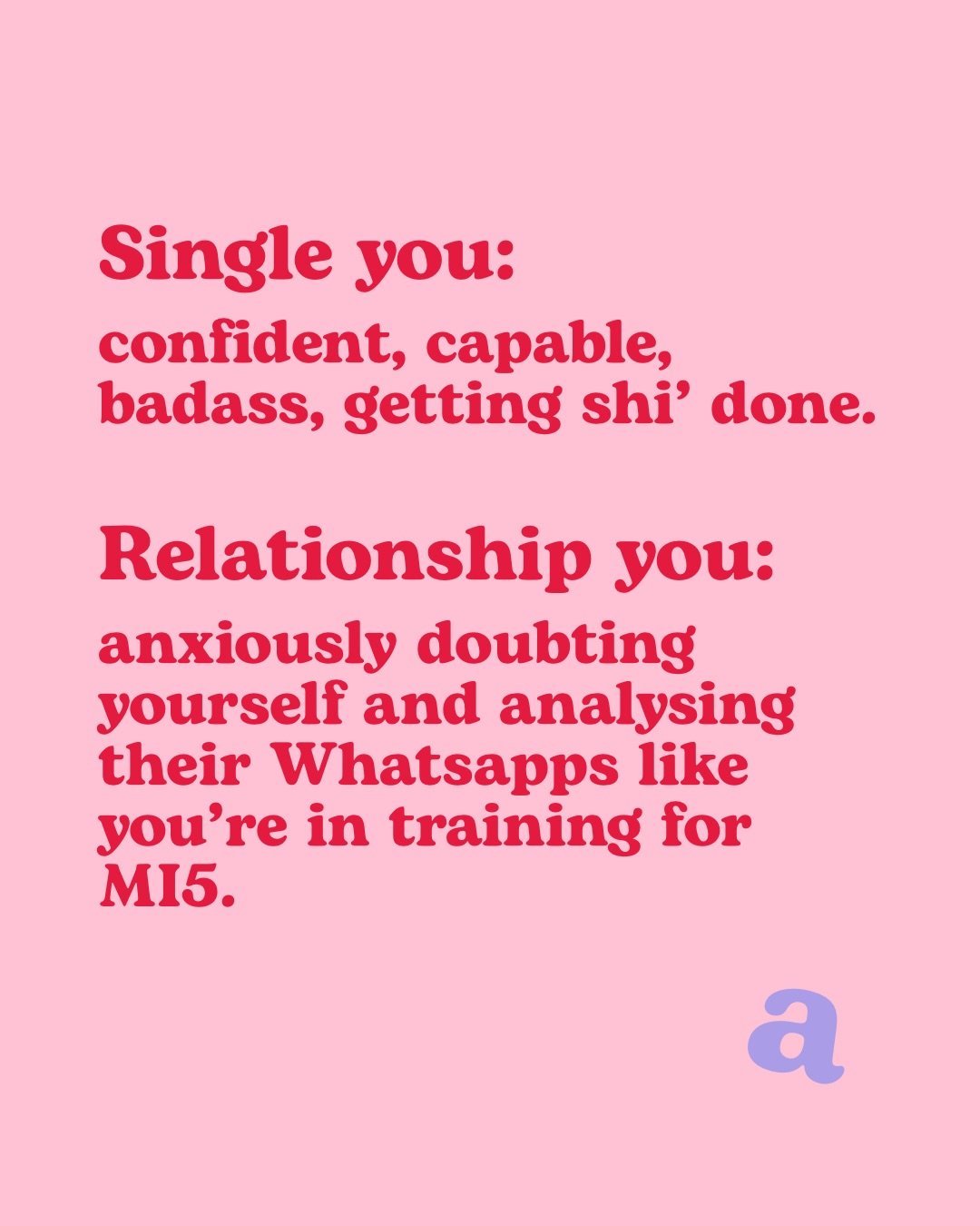 In therapy, we slow it all down 🐌

We notice when you start editing yourself. We get curious about where that role began. We start to understand the part of you that learned love meant monitoring yourself.

And we help you build a way of relating to