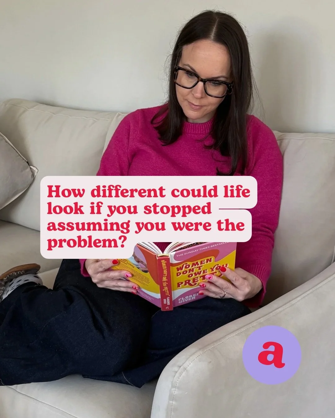 You are not the common denominator 🙅🏻&zwj;♀️
You are not too much 🙅🏻&zwj;♀️
You have not been getting it wrong 🙅🏻&zwj;♀️

But maybe you&rsquo;ve been trying to live in rooms that reward your shrinking.

That&rsquo;s what we change.

🔗 If you&r