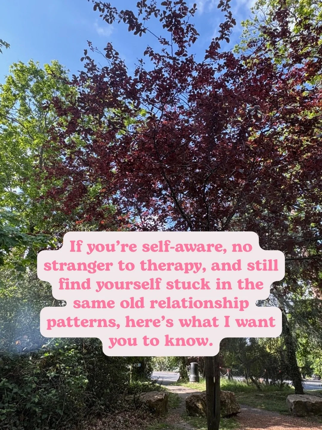 You can explain your relationship patterns perfectly and still completely lose yourself when someone new comes along.

You can also know exactly why you overthink, cling, disappear, self-abandon or choose emotionally unavailable people and still feel