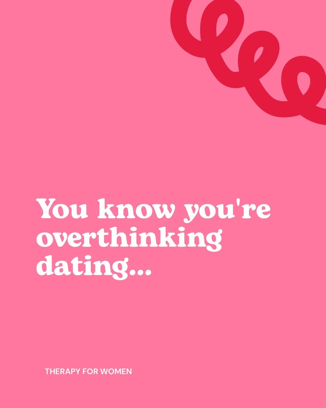 If dating anxiety has you constantly analysing your texts, second-guessing what you said and wondering whether you were a bit much, there might be more going on than anxiety.

Sometimes, the overthinking is part of a much deeper pattern: editing your