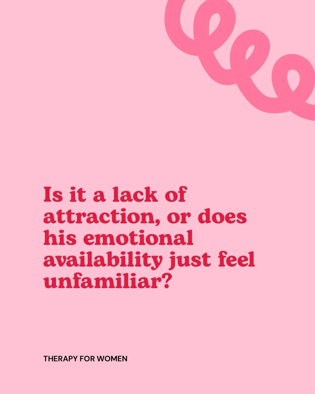 What if the problem isn&rsquo;t that you&rsquo;re incapable of being attracted to emotionally available men?

What if you just haven&rsquo;t learnt to recognise what desire feels like when you&rsquo;re not chasing it 🏃🏻&zwj;♀️

That&rsquo;s the kin