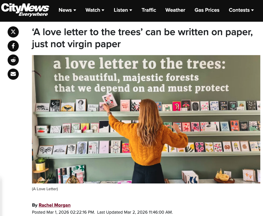 A Love Letter City News