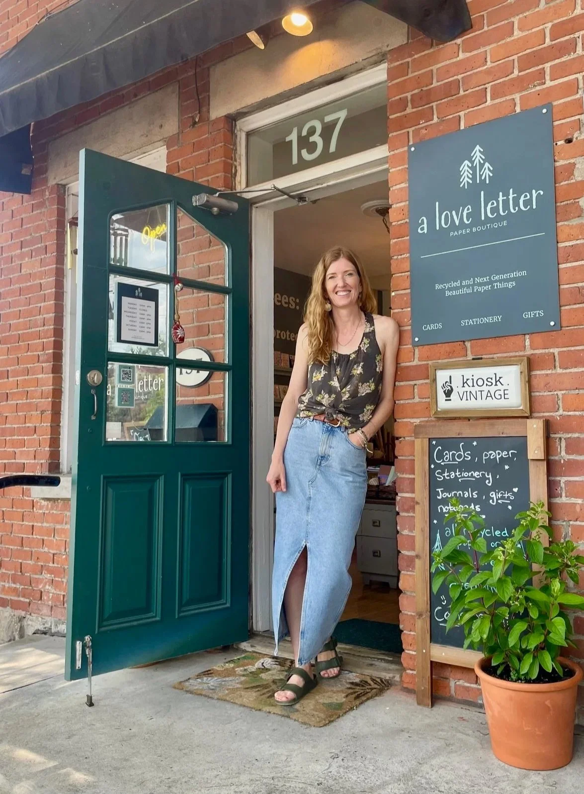 Paper store women business owner