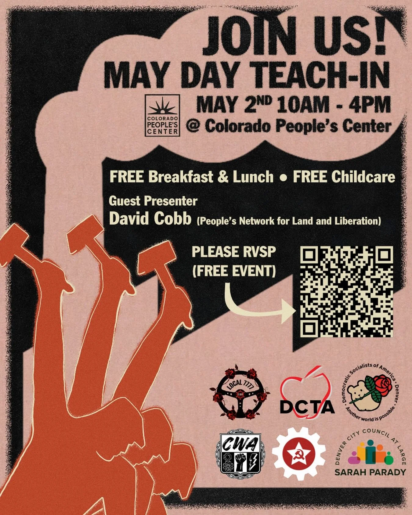 Come join us for a day of strategy, learning and connections. The day will take us from a grounding in our labor history to building a collective revolutionary strategy. We will end the day building concrete skills like tenant organizing, workplace o