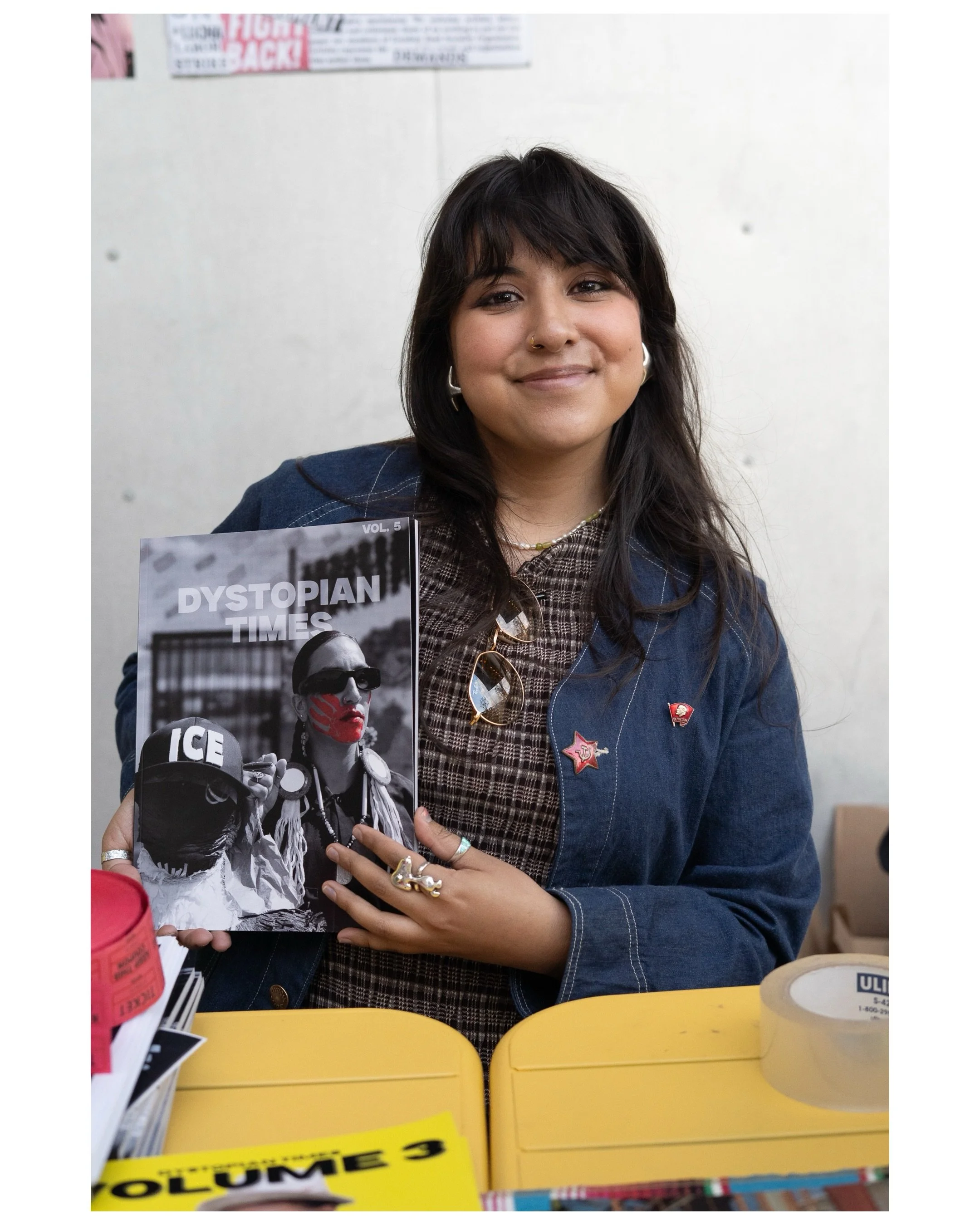 Volume 5 launch party was such a vibe 😎.Thanks to everyone who joined us physically &amp; spiritually 🫶🏽. Dystopian Times Vol.5 is available now!Very proud of this issue, get yourself a copy. 
 

All the power to all the people all the time 🤎✊🏽
