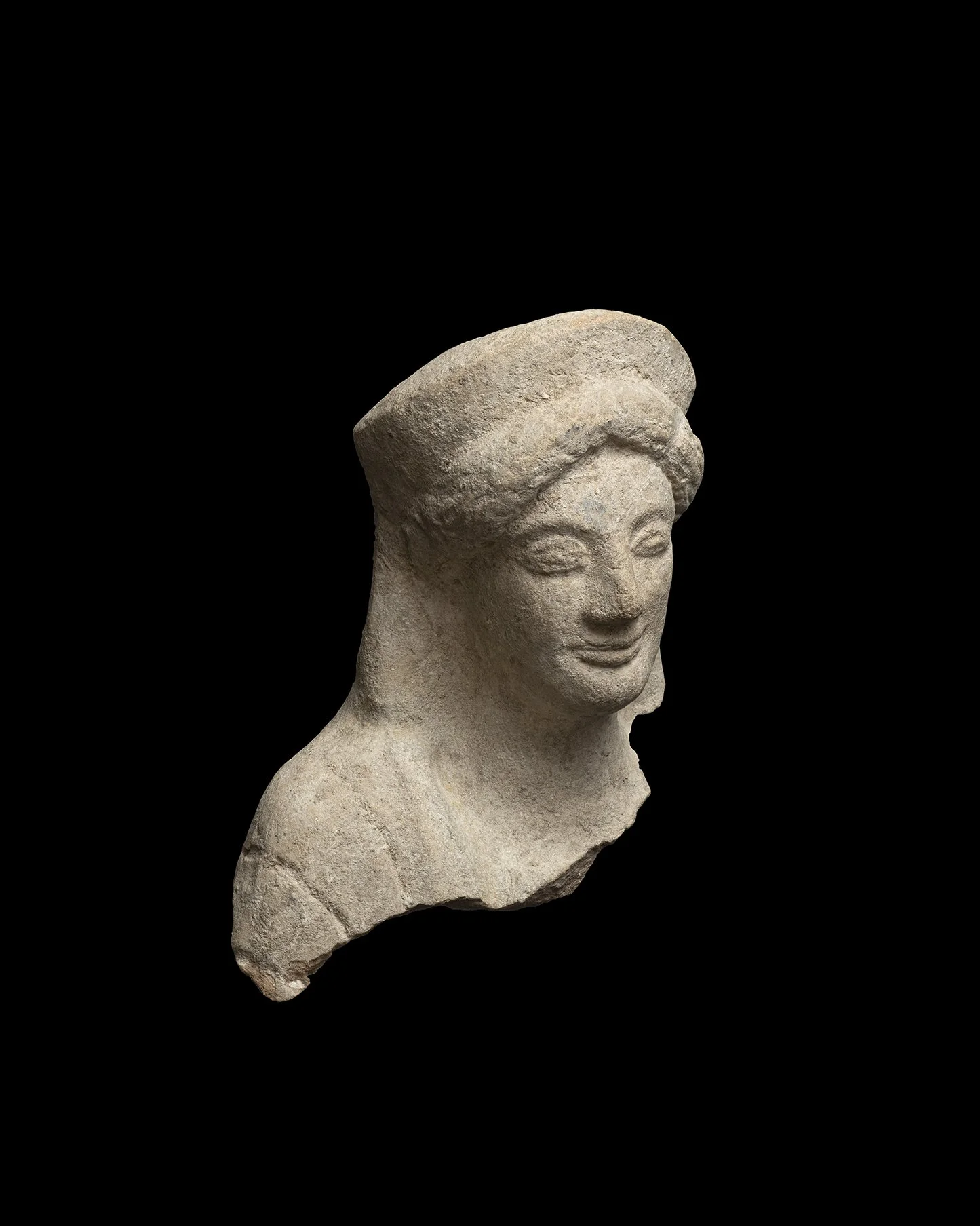 A Greek terracotta kore