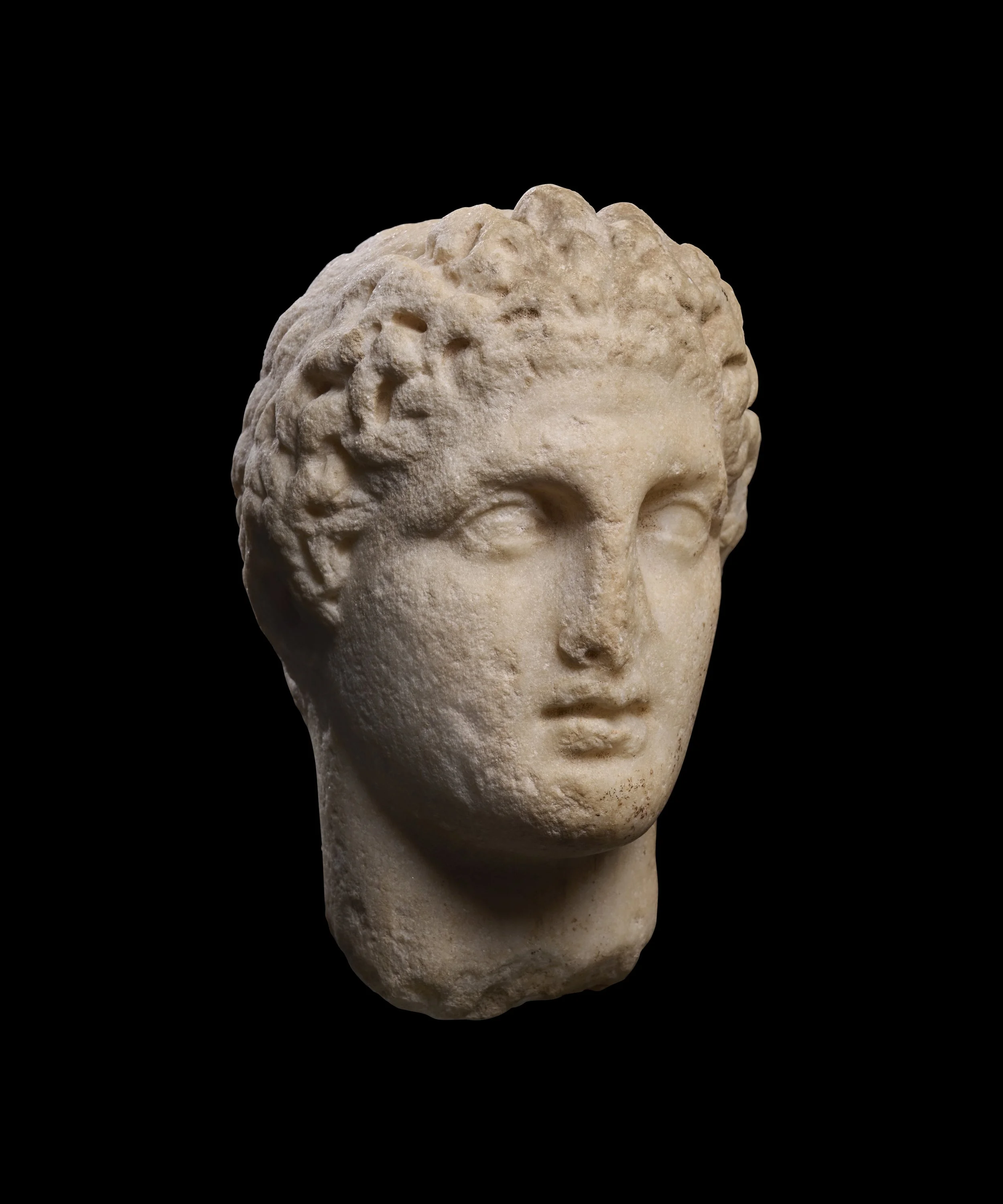 A Greek marble head of a youth