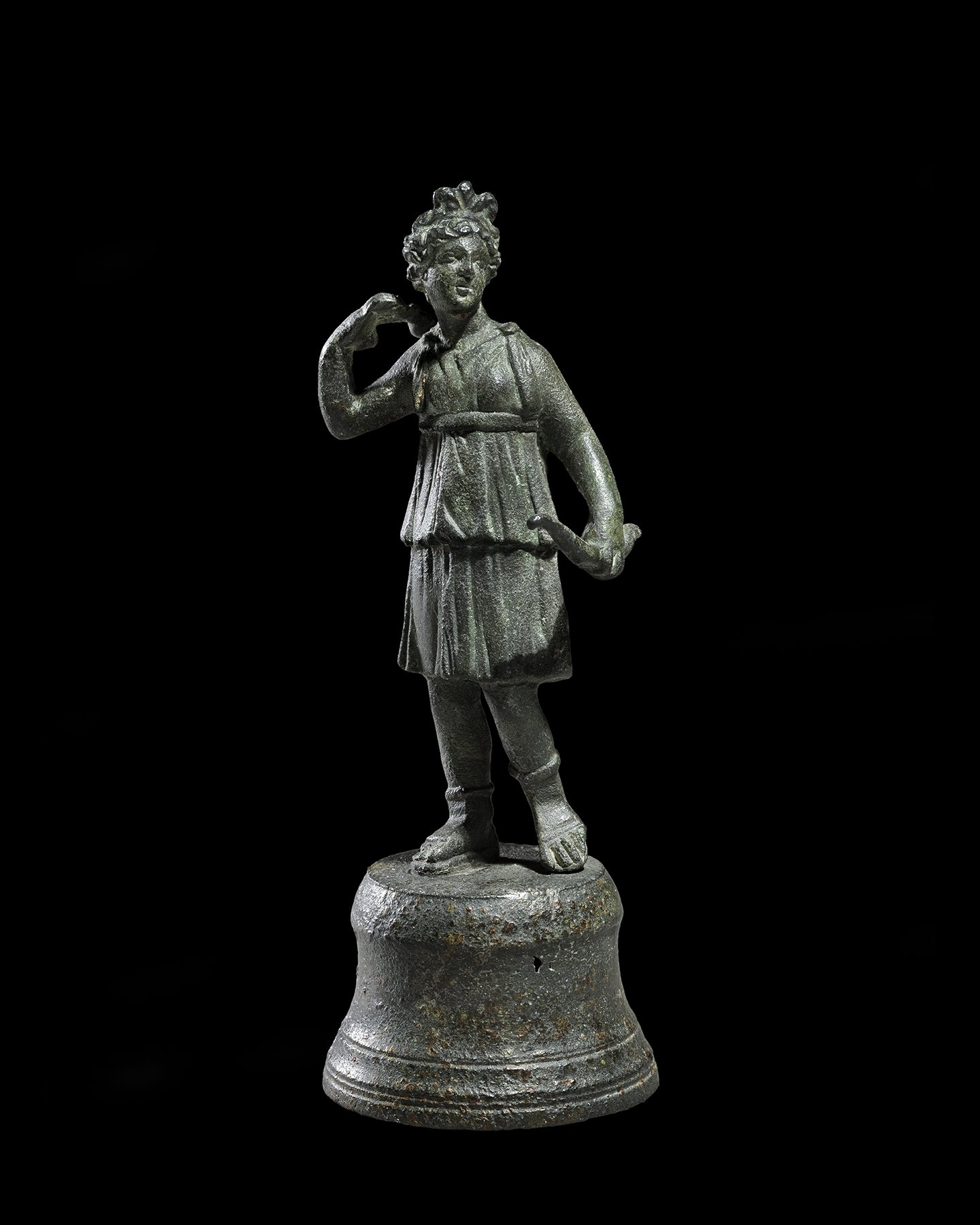A Roman bronze of Diana