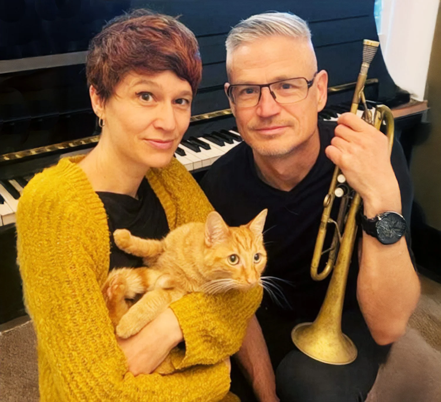 Catriona Bühler, Sopran und Silvan Kiser, Trompete sind Silvercat