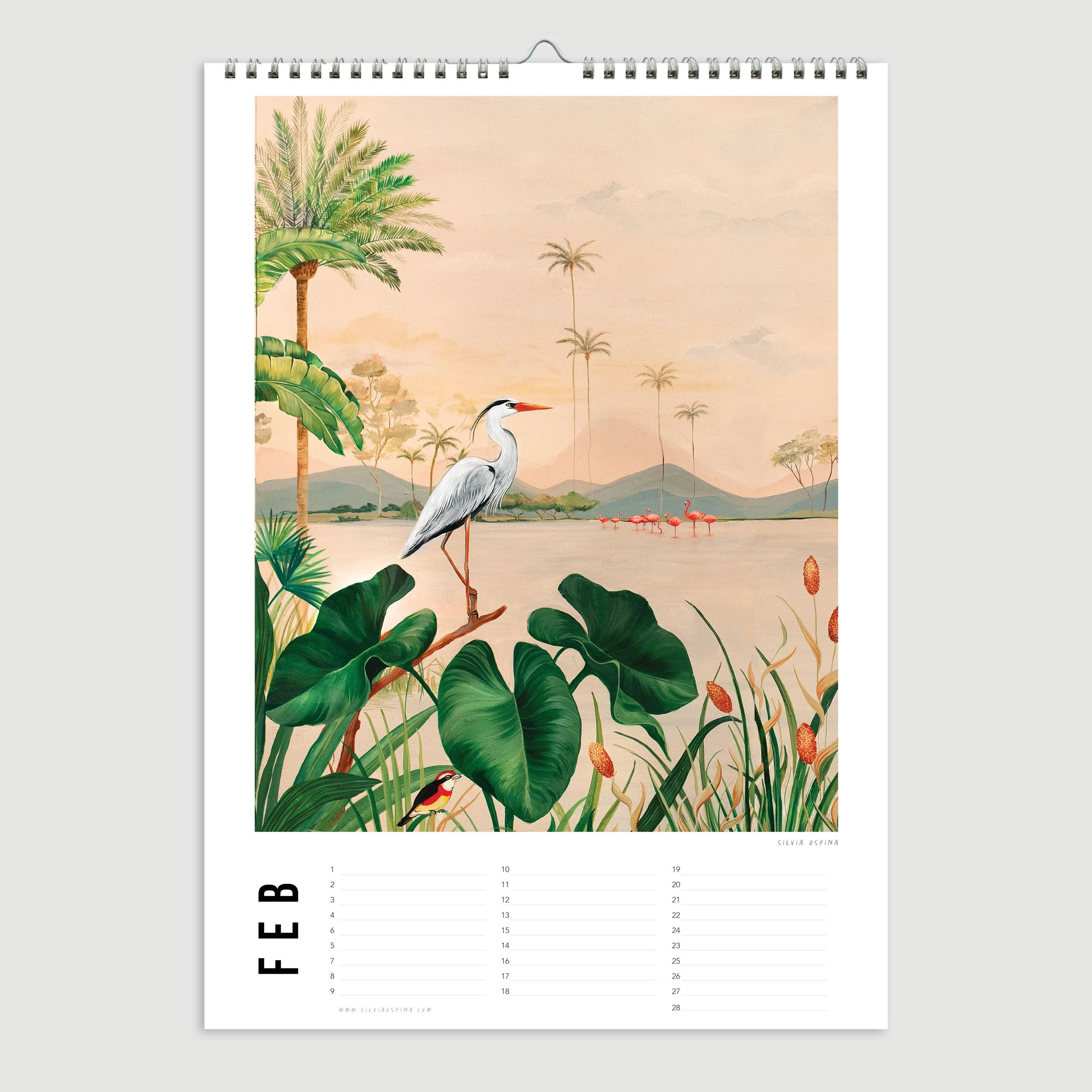 A3 2026 Illustrated Calendar
