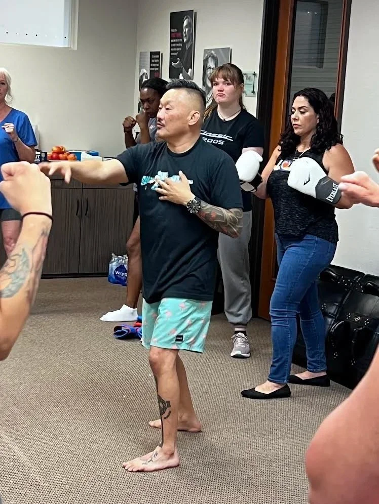 Jon Poole teaching women's self defense Reno Nevada
