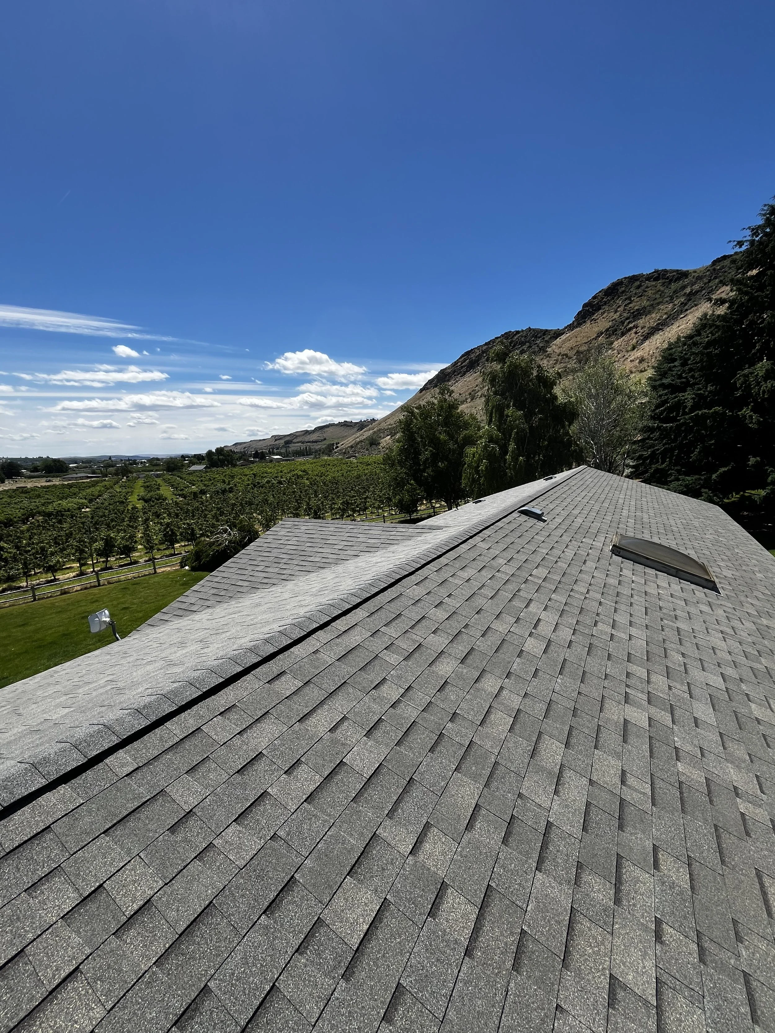 Finished roof