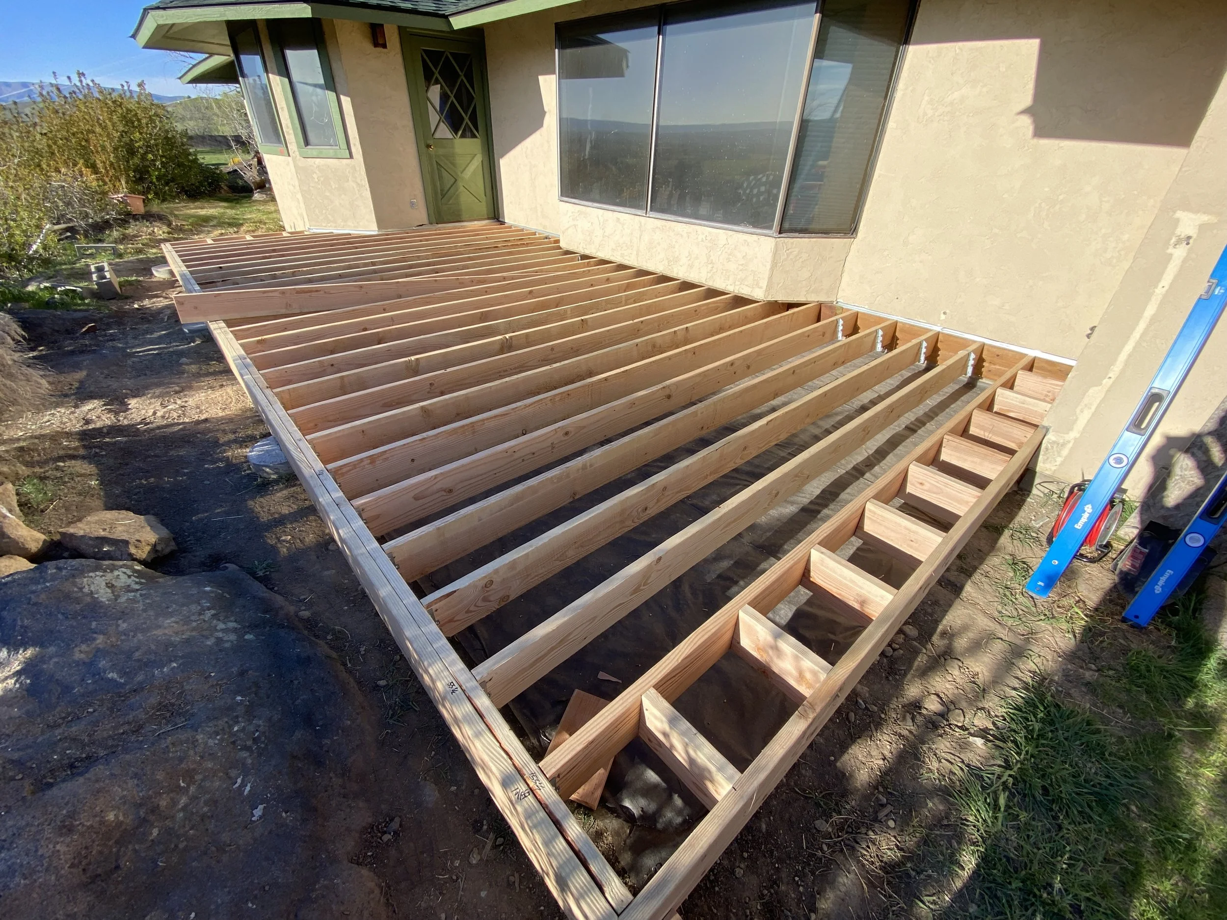 Foundation and new framework going in